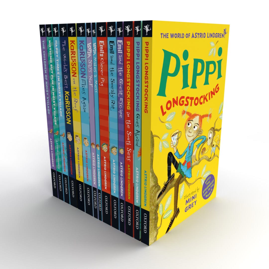 Astrid Lindgren 14 Books Collection Set - Ages 6-8 - Paperback 7-9 Oxford University Press