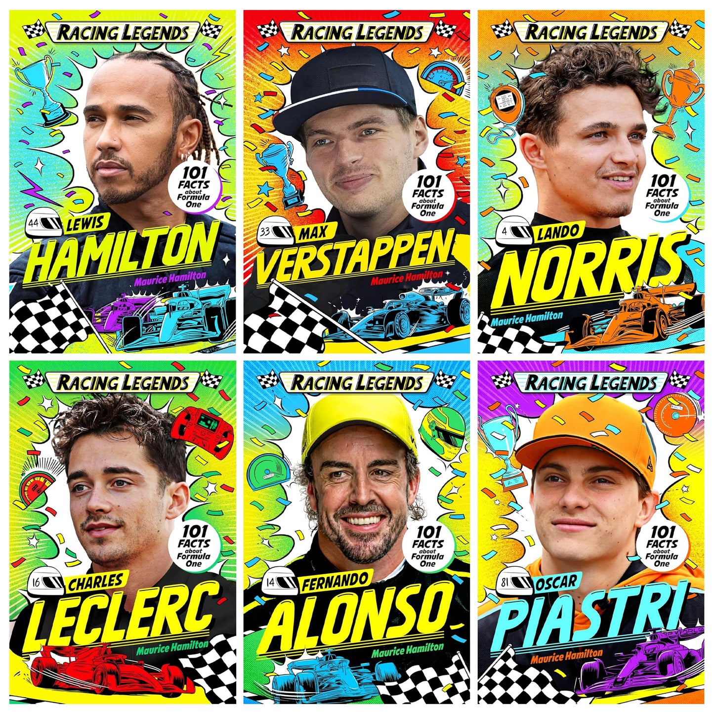 Racing Legends: 101 Facts about Formula One By Maurice Hamilton 6 Books Collection Set - Ages 7-9 - Paperback