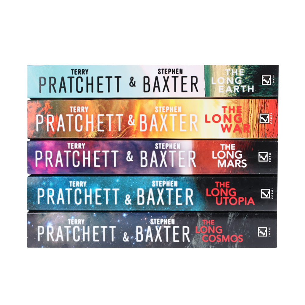 The Long Earth by Terry Pratchett & Stephen Baxter: Complete Books 1-5 Collection Set - Fiction - Paperback