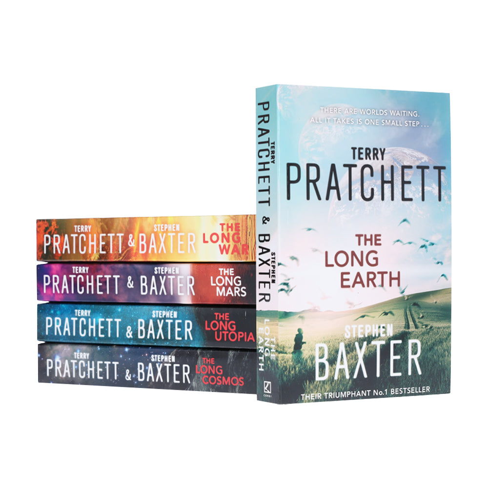 The Long Earth by Terry Pratchett & Stephen Baxter: Complete Books 1-5 Collection Set - Fiction - Paperback