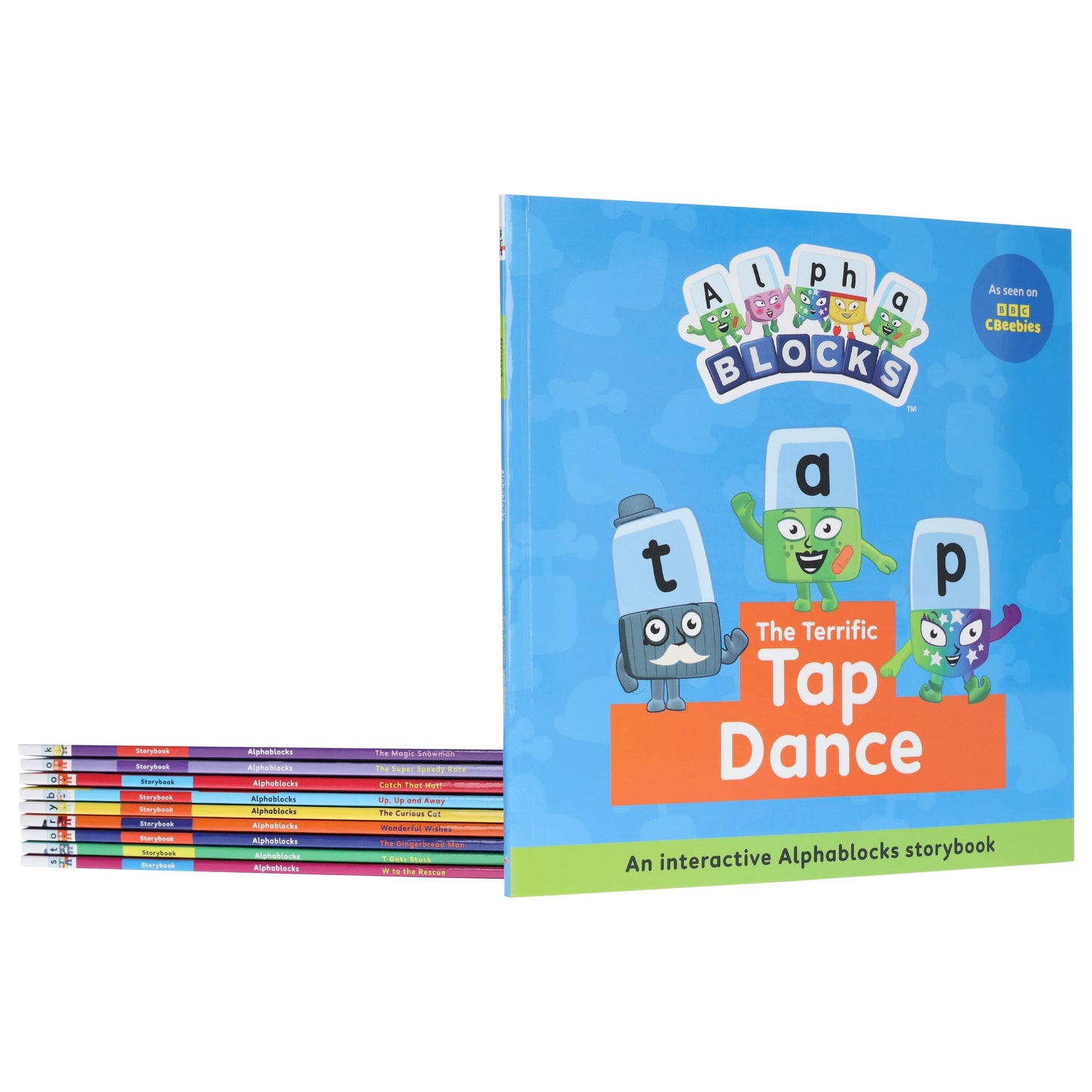 Alphablocks Read Together: Interactive 10 Picture Books Collection Set - Ages 3-5 - Paperback