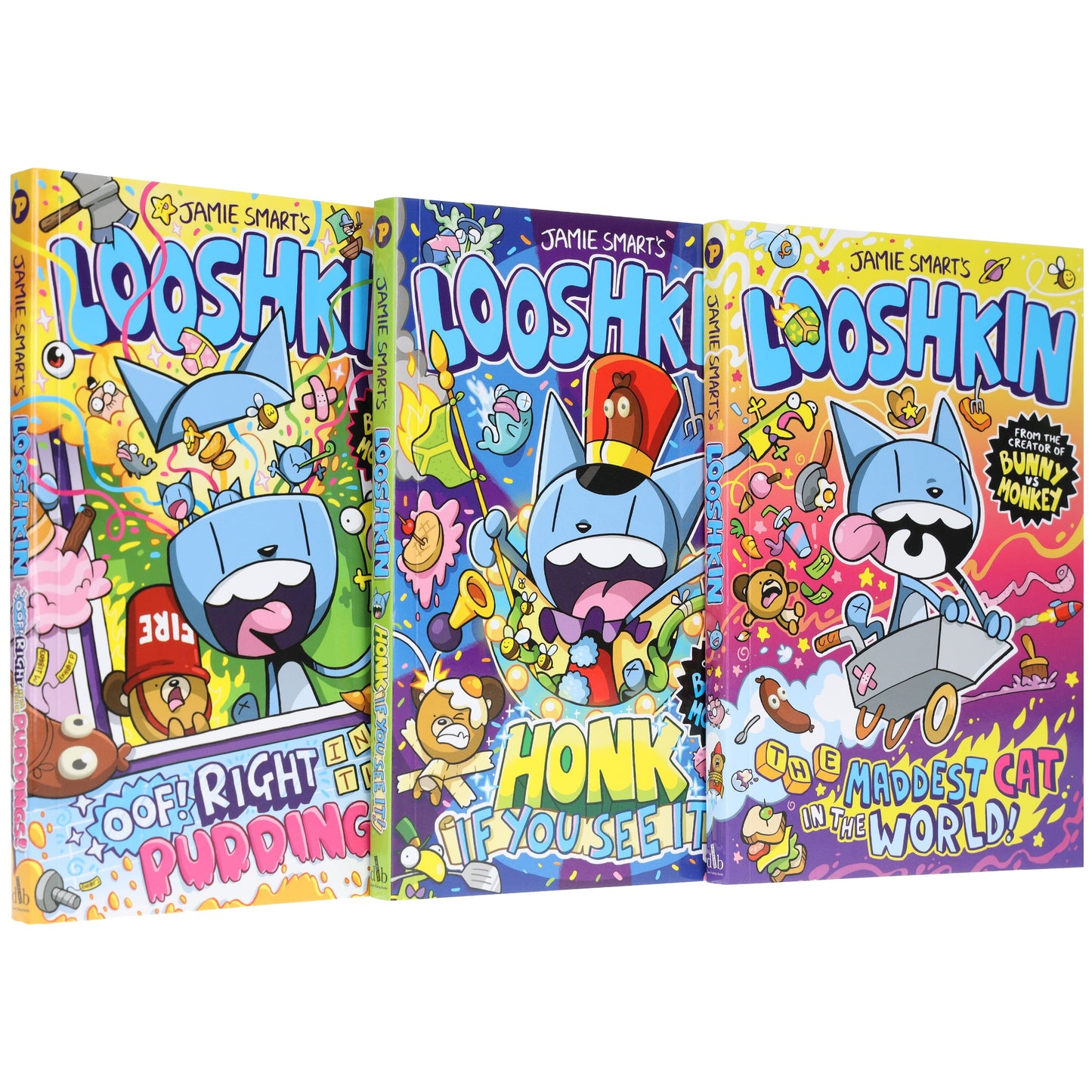 Looshkin by Jamie Smart: 3 Books Graphic Novels Collection Set - Ages 7+ - Paperback 7-9 David Fickling Books