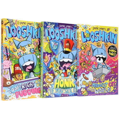 Looshkin by Jamie Smart: 3 Books Graphic Novels Collection Set - Ages 7+ - Paperback 7-9 David Fickling Books