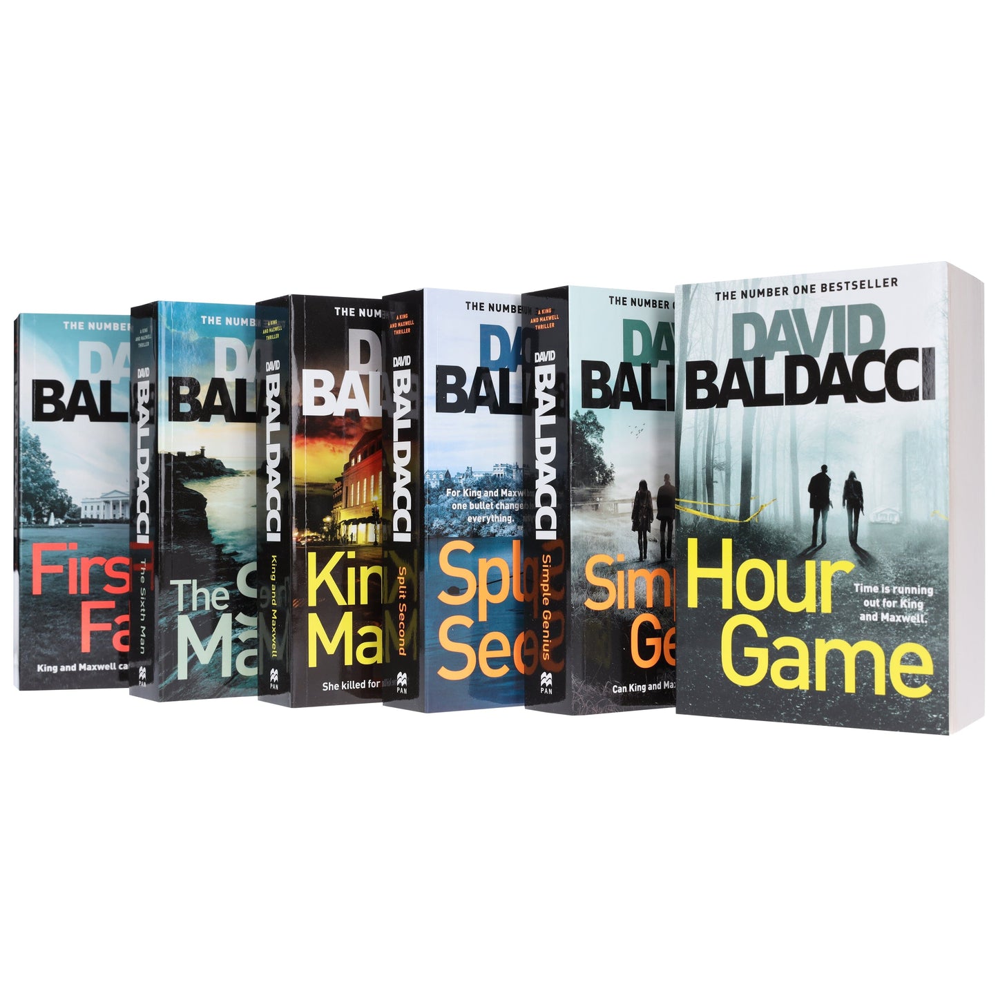 King and Maxwell Series by David Baldacci: 6 Books Collection Set - Fiction - Paperback