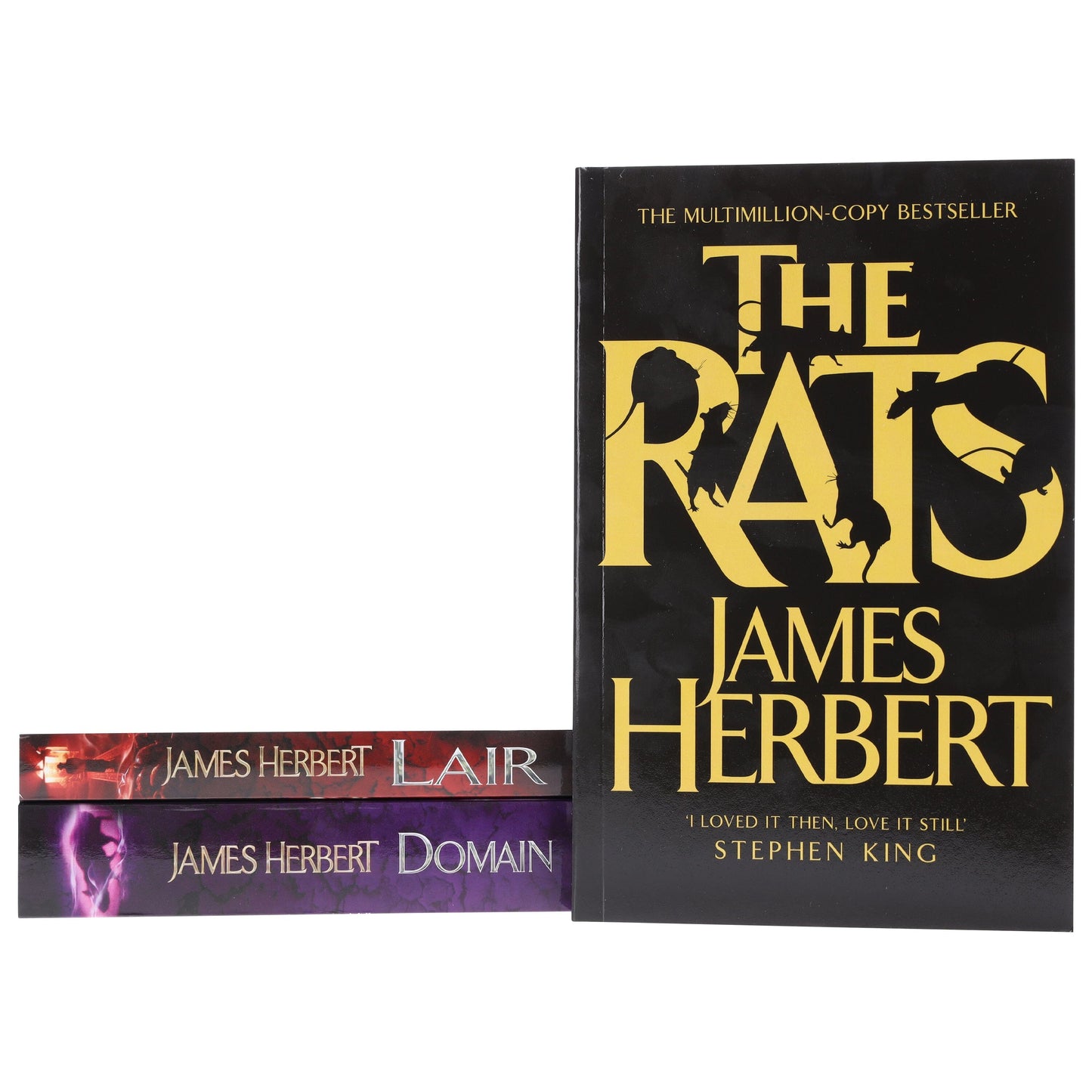 詹姆斯赫伯特 (James Herbert) 著《老鼠三部曲》3 冊套裝（《領域》、《巢穴》、《老鼠》）- 小說 - 平裝本