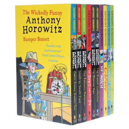 The Wickedly Funny Anthony Horowitz 10 Books Box Set - Childrens Fiction - Ages 8-12 - Paperback 9-14 Walker Books Ltd