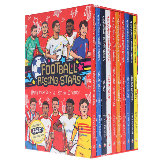 Football Rising Stars Series 2: by Harry Meredith & Steve George 10 Books Collection Box Set - Ages 7-9 - Paperback