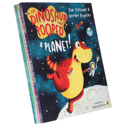 The Dinosaurs That Pooped Series by Tom Fletcher: 6 Books Collection Set - Ages 5-7 - Paperback 5-7 Puffin