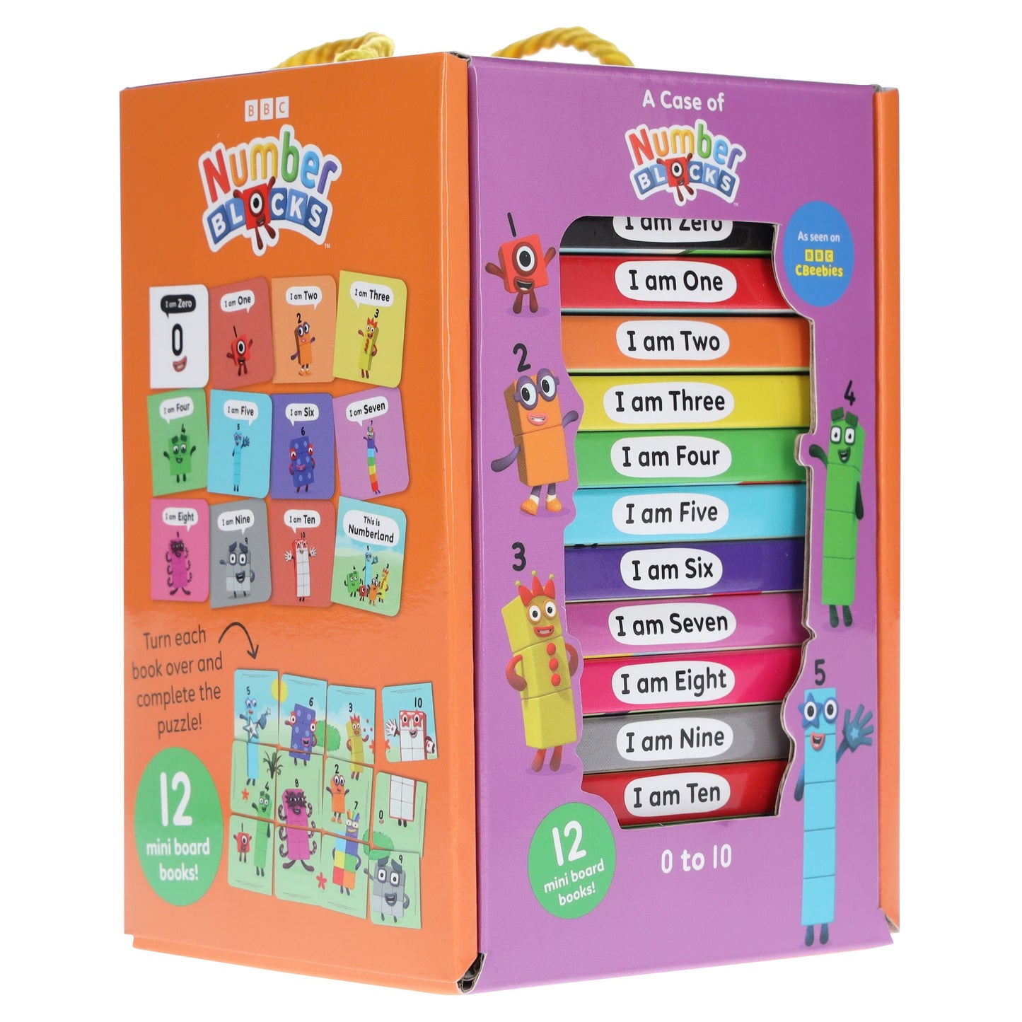 A Case of Numberblocks 12 Mini Books Collection Box Set - Ages 0-5 - Board Book