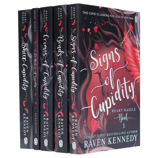 Heart Hassle Series by Raven Kennedy 5 Books Collection Set - Fiction - Paperback