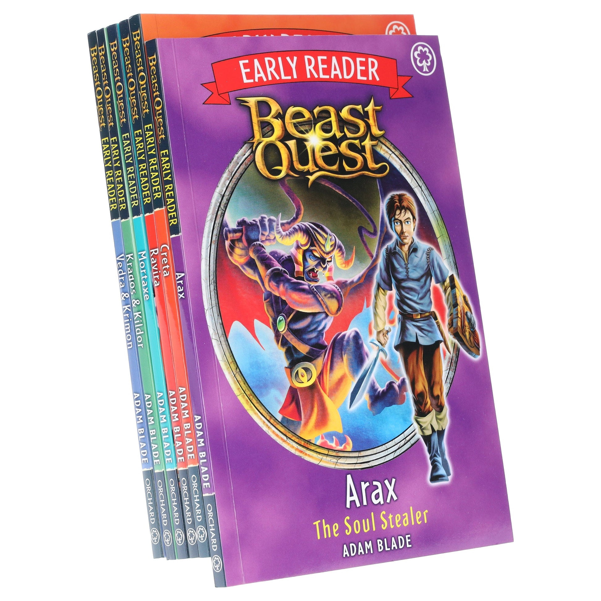 Beast Quest Early Reader Series By Adam Blade 6 Books Collection Set - Ages 5-7 - Paperback 5-7 Hachette Children's Group