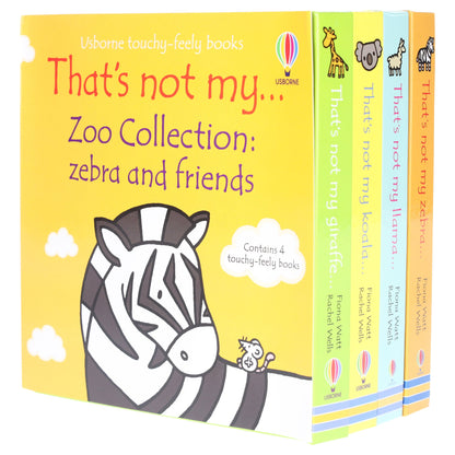 That's not my zoo... Box Set 4 Books Collection by Fiona Watt & Rachel Wells - Ages 0-5 - Board Book 0-5 Usborne Publishing Ltd