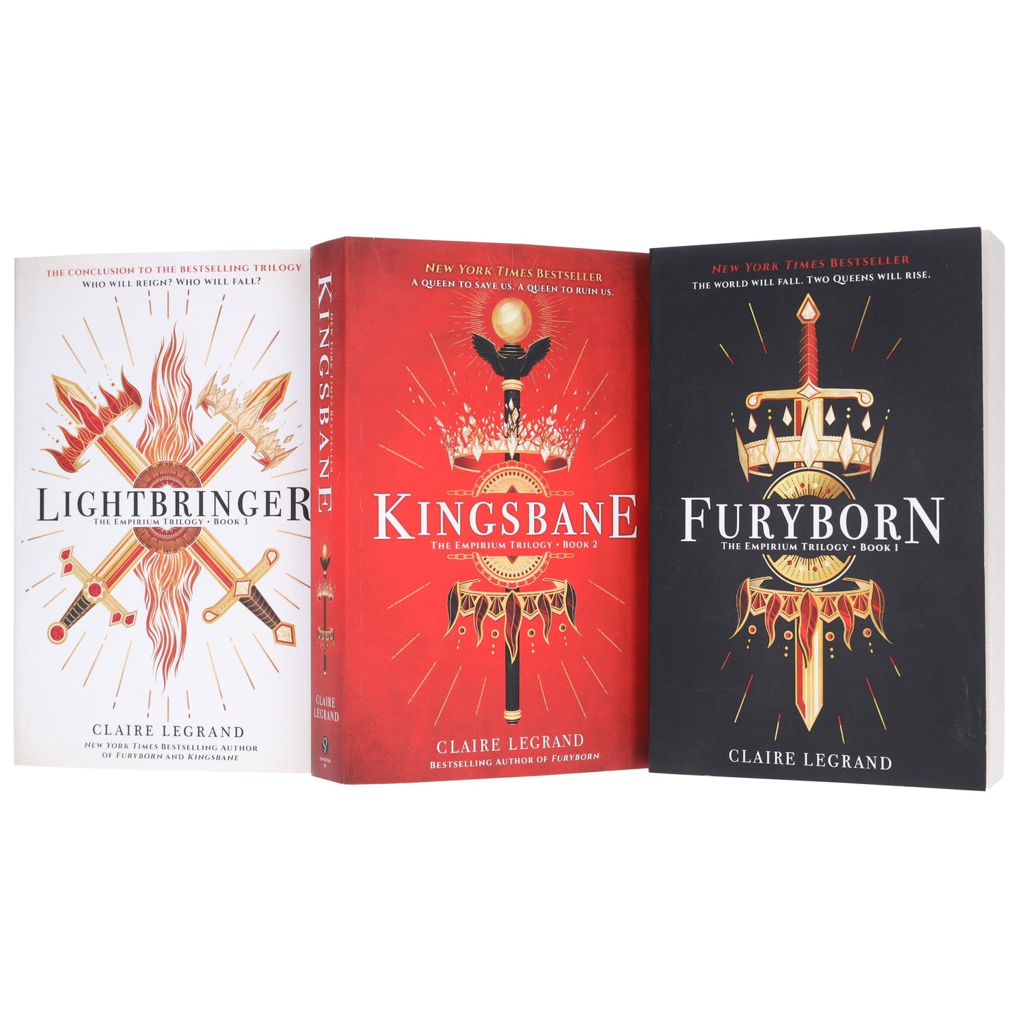 克萊爾·勒格朗 (Claire Legrand) 的《Empirium 三部曲》3 本書收藏套裝 - 年齡 14-18 歲 - 平裝
