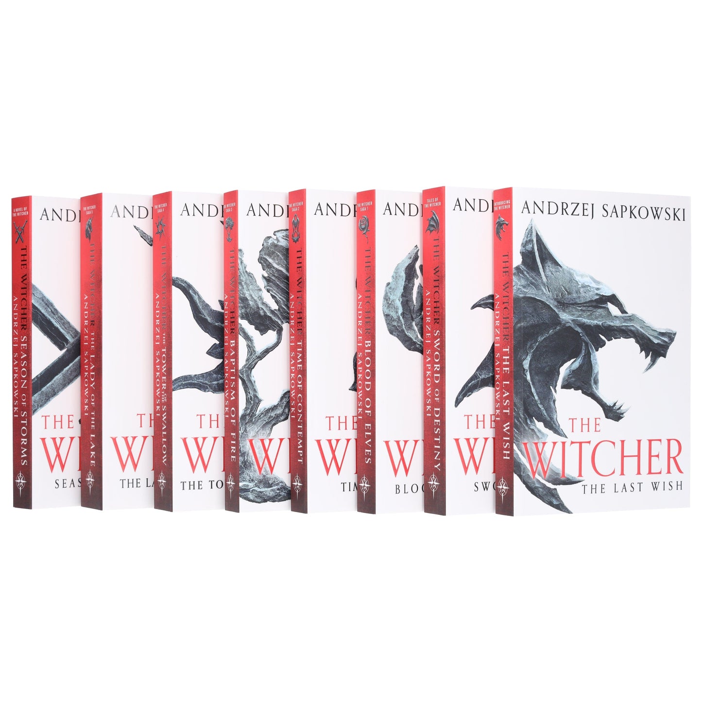 The Complete Witcher Series By Andrzej Sapkowski 8 Books Box Set Collection - Fiction - Paperback