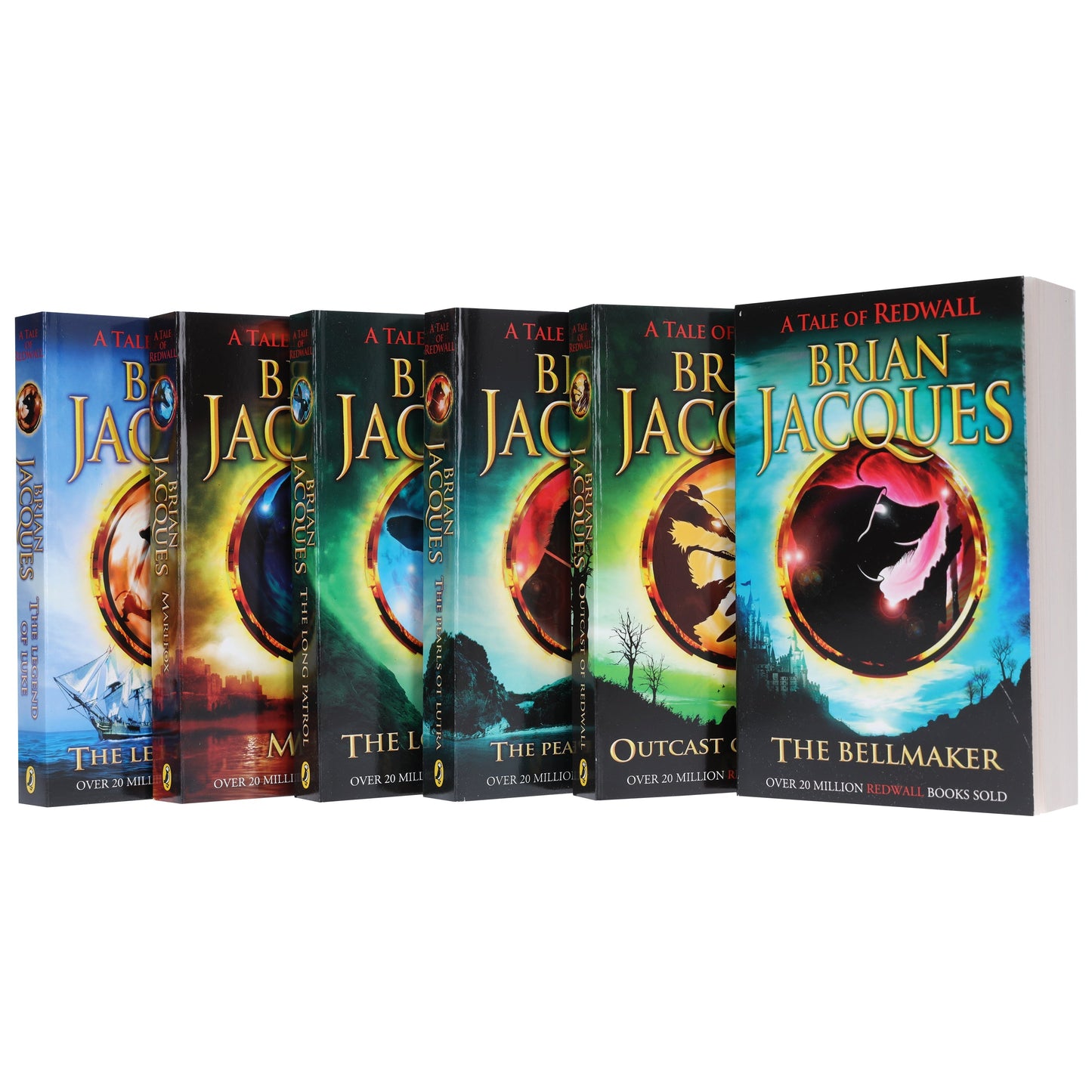 A Tale of Redwall Series (Book 7-12) by Brian Jacques 6 Books Collection Set - Ages 9+ - Paperback