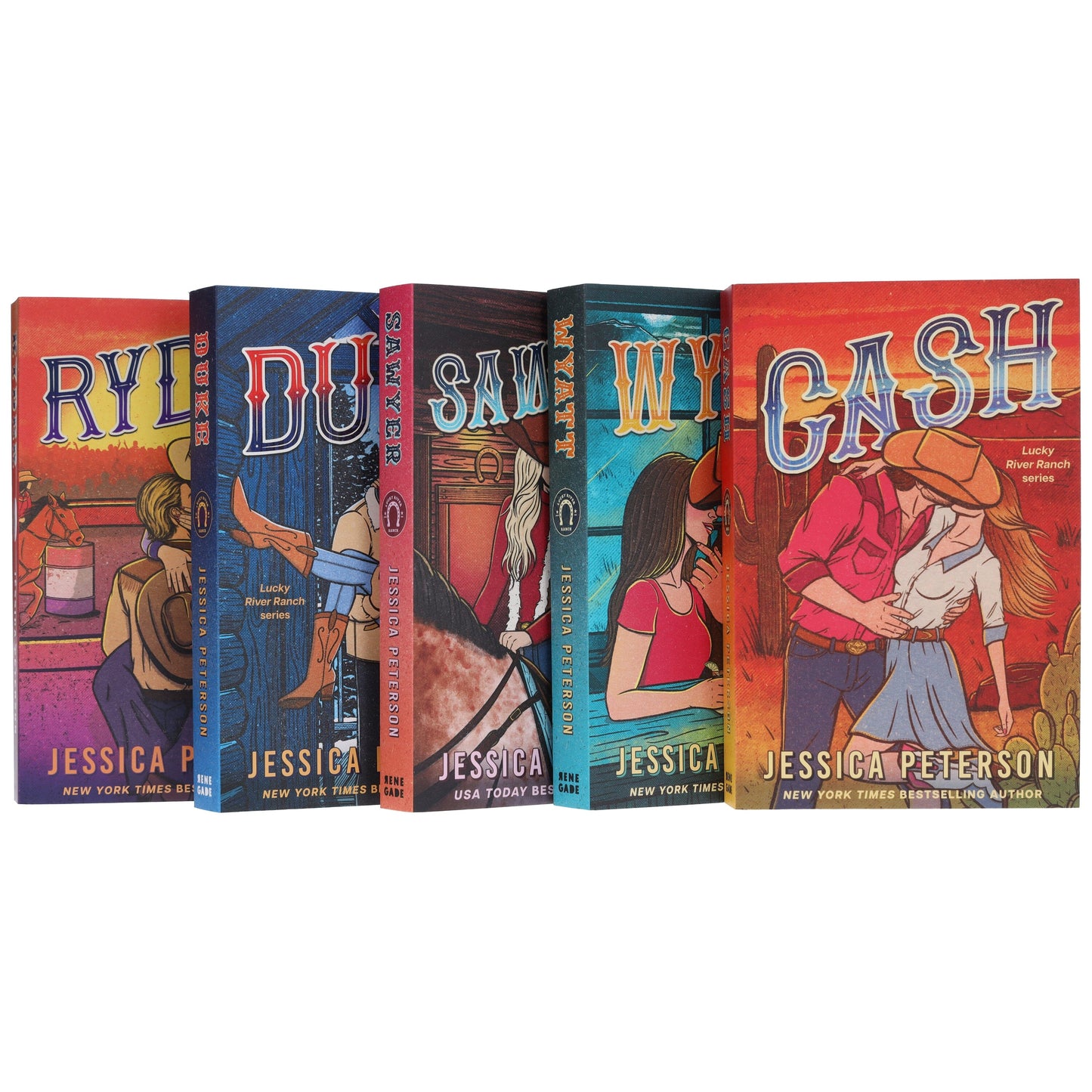 Lucky River Ranch Series by Jessica Peterson 5 Books Collection Set - Fiction - Paperback