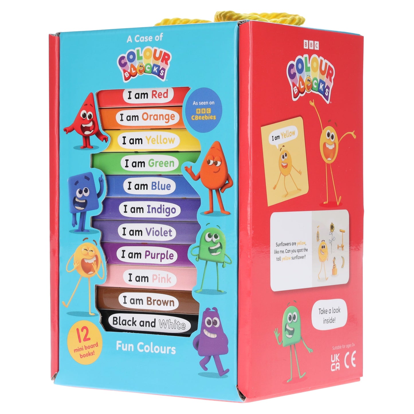 A Case of Colourblocks 12 Mini Books Collection Box Set - Ages 0-5 - Board book