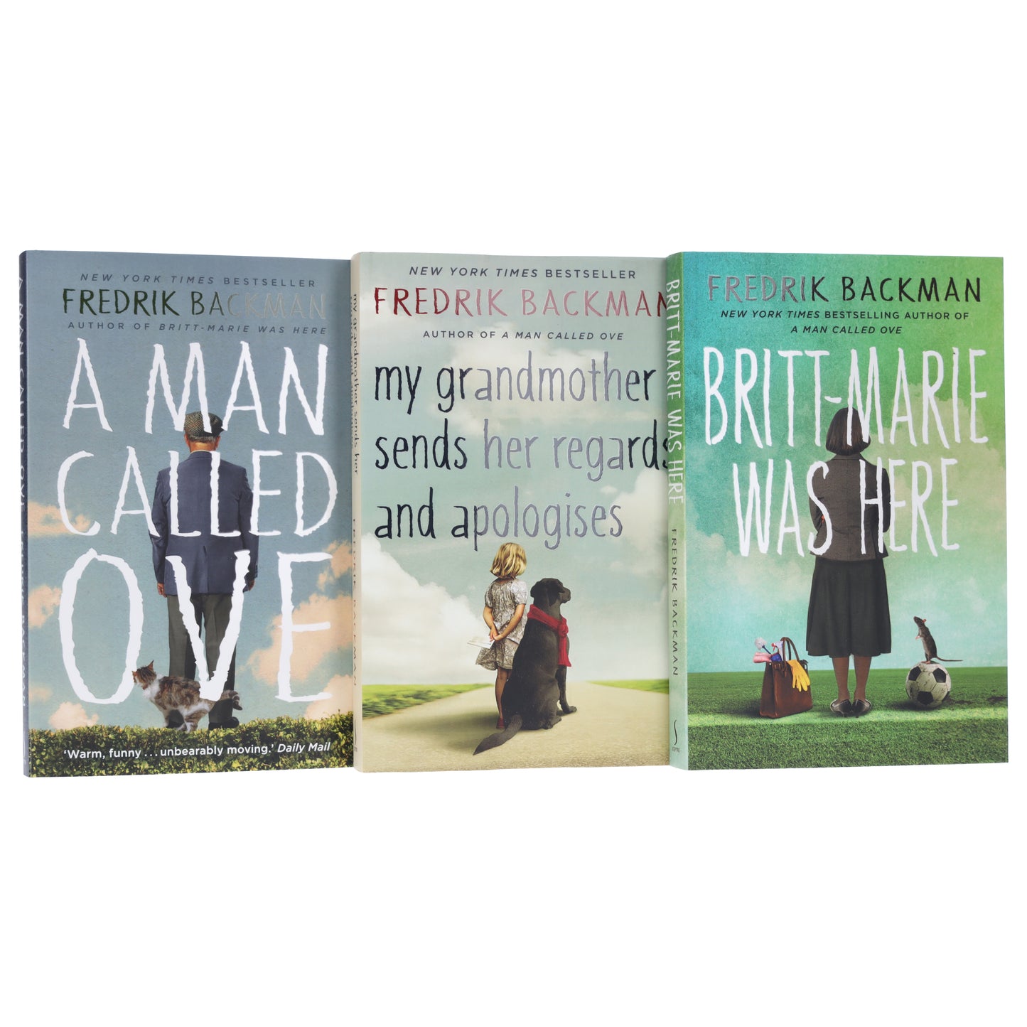 Fredrik Backman 3 Books Collection Set - Fiction - Paperback