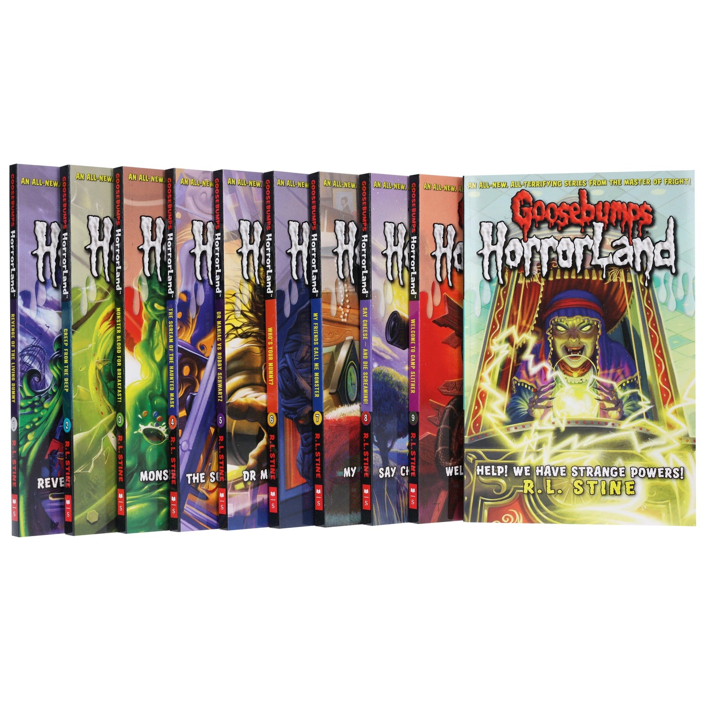 Goosebumps HorrorLand 10 Books Collection by R. L. Stine - Ages 9-14 - Paperback