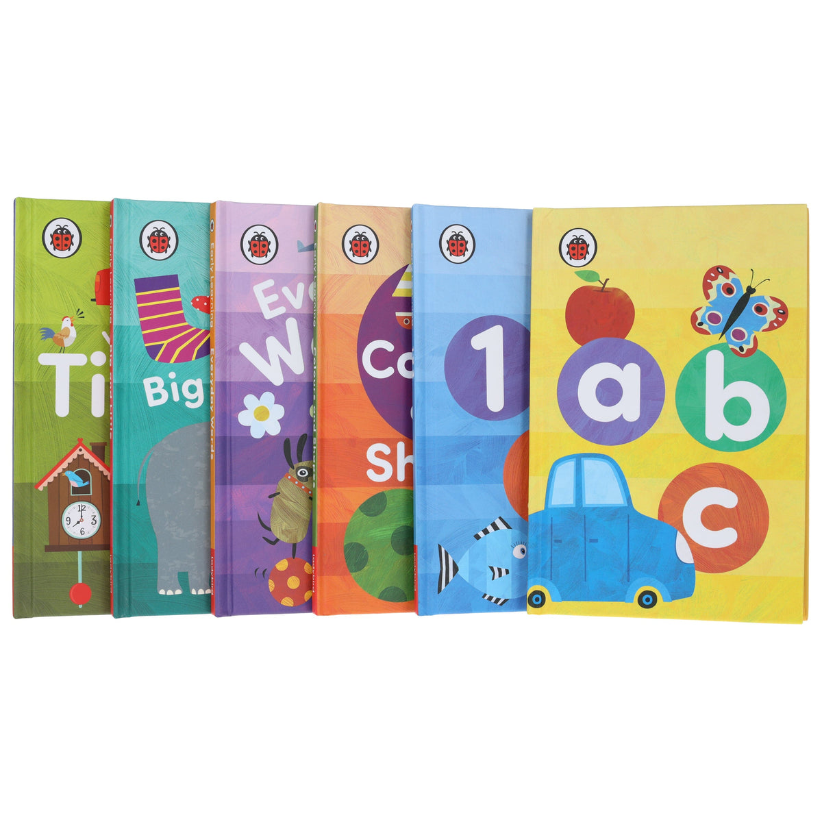 Ladybird Early Learning Library: 6 Books Collection Box Set - Ages 3+ - Hardback