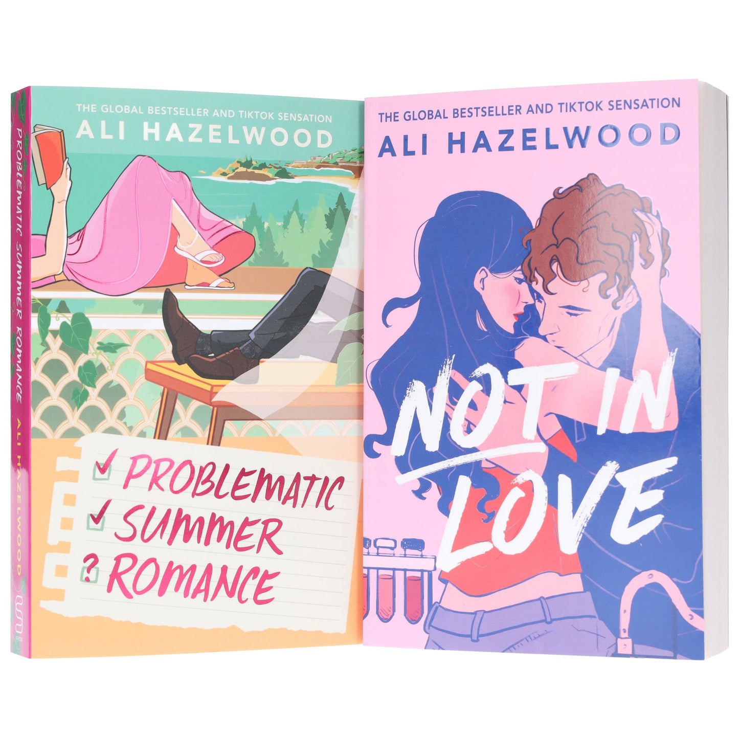 Not In Love Series (Not In Love & Problematic Summer Romance) by Ali Hazelwood 2 Books Collection Set - Fiction - Paperback