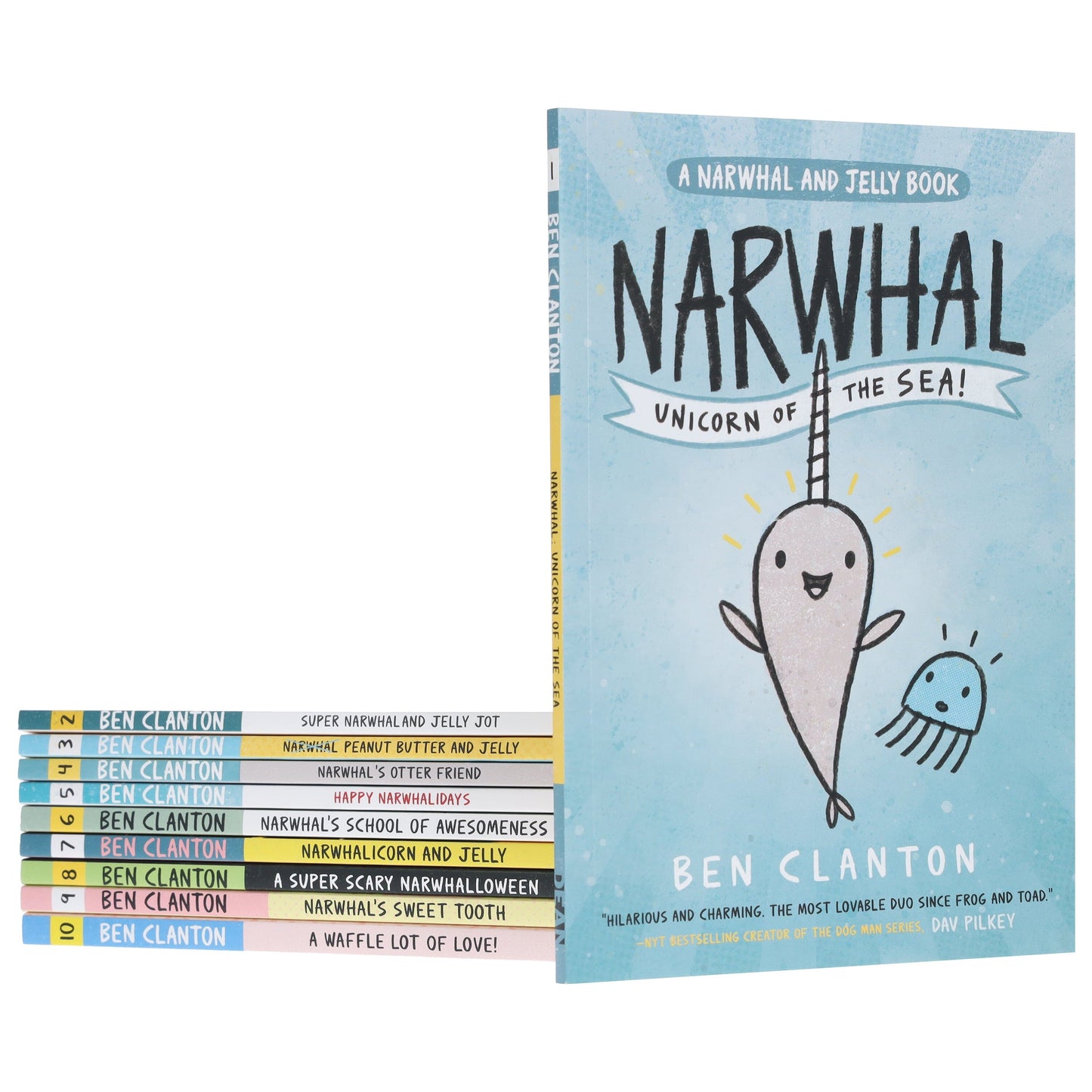 Narwhal and Jelly Series By Ben Clanton 10 Books Collection Set - Ages 4-8 - Paperback