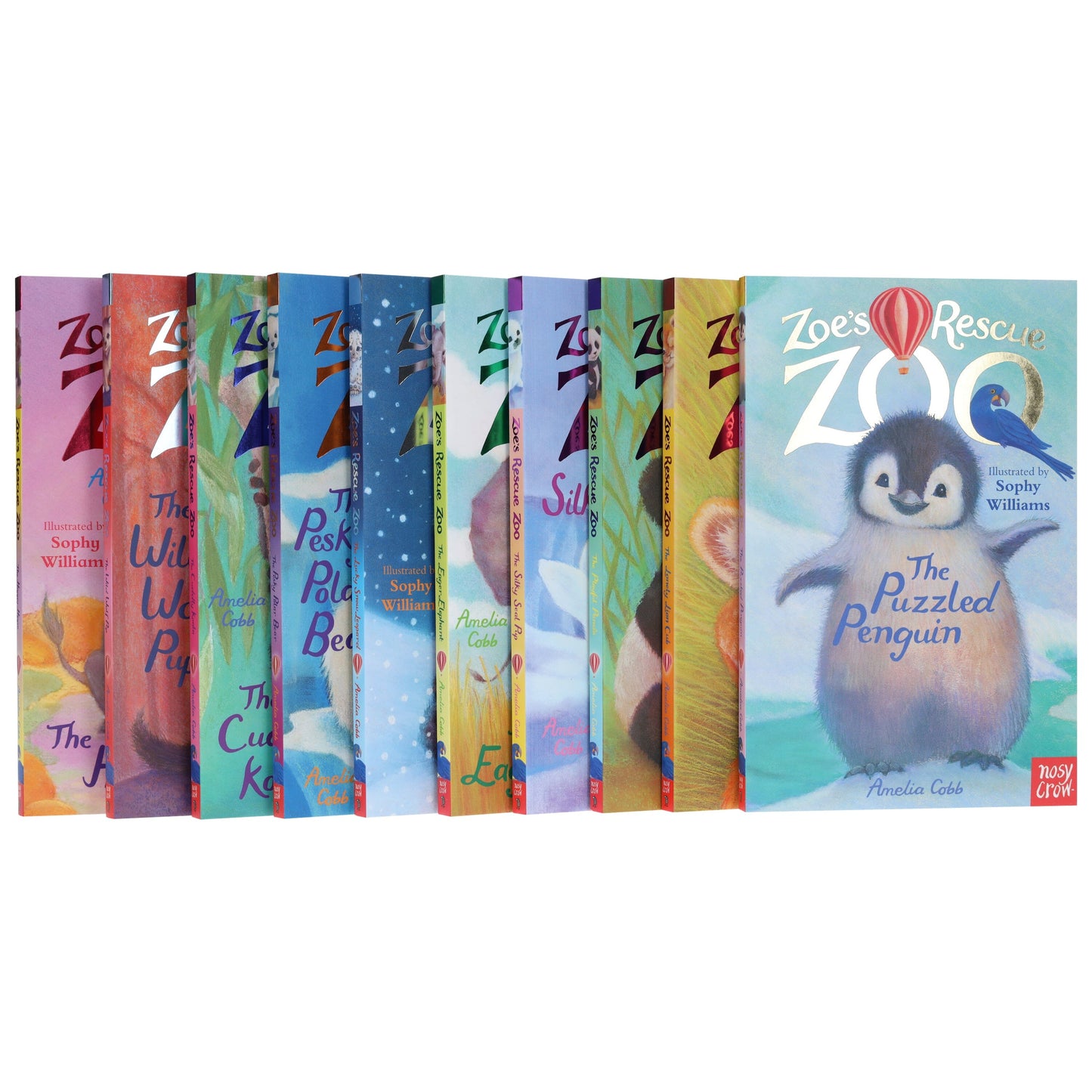 Zoes Rescue Zoo Series 1 By Amelia Cobb 10 Books Collection Set - Ages 5-7 - Paperback