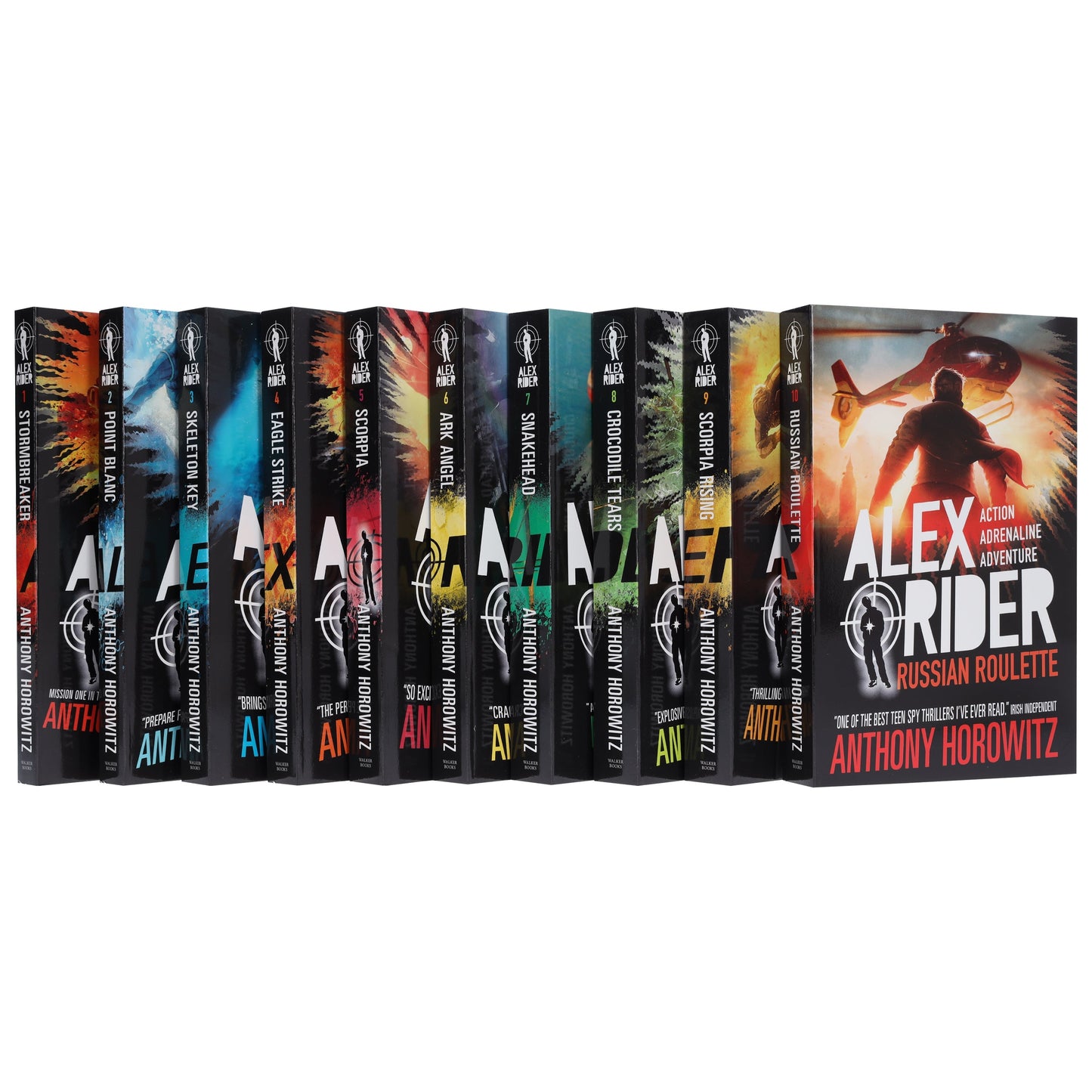 Alex Rider by Anthony Horowitz 10 Books Box Set Collection - Spy Fiction - Paperback