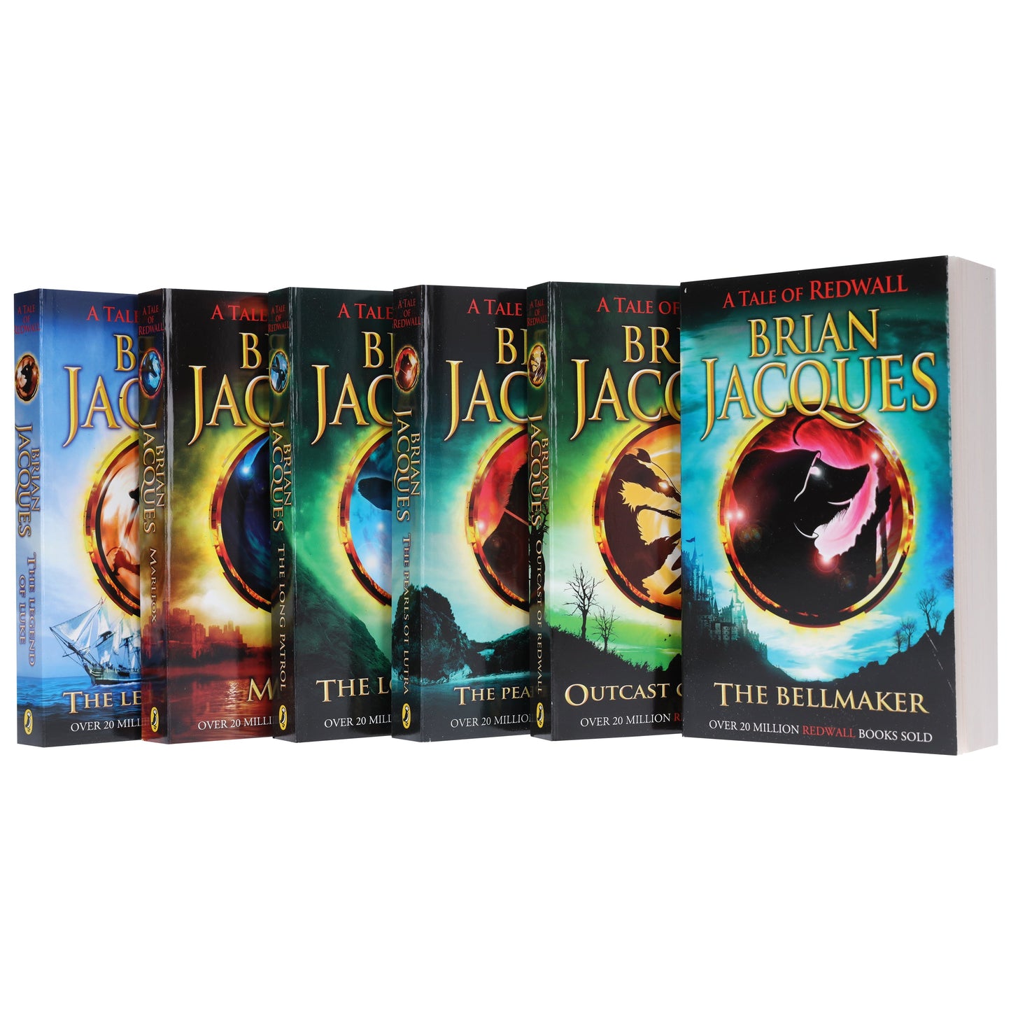 A Tale of Redwall Series (Book 7-12) by Brian Jacques 6 Books Collection Set - Ages 9+ - Paperback