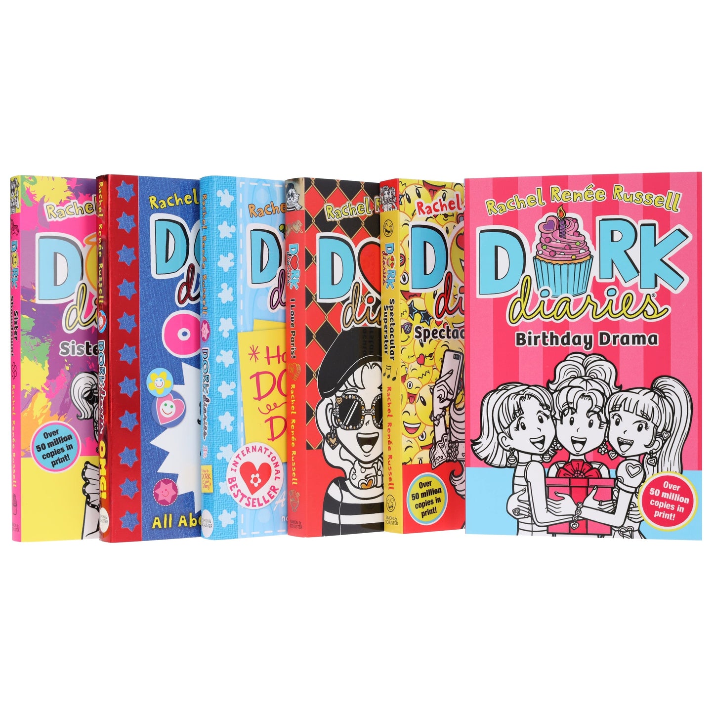Dork Diaries Series By Rachel Renee Russell 6 Books Collection Set - Ages 9+ - Paperback