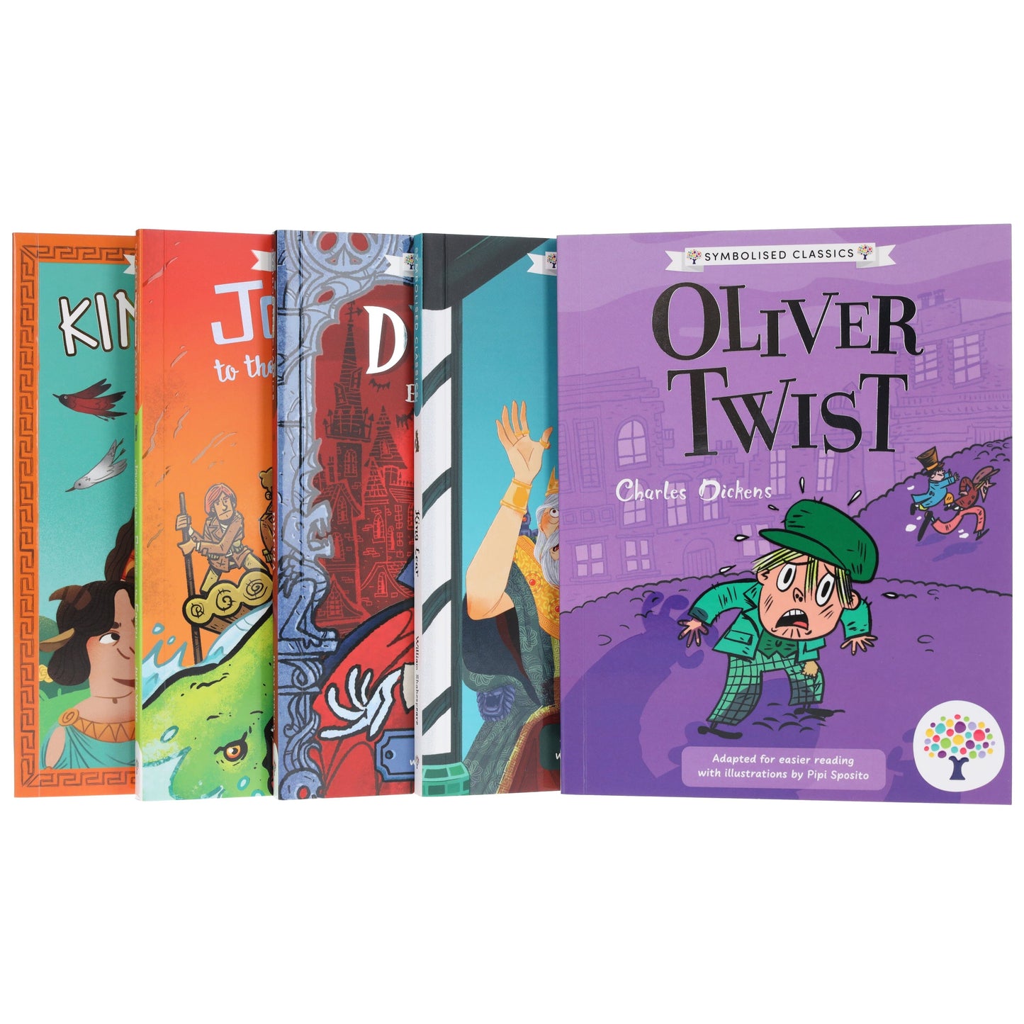 Symbolised Classics Reading Library: The Starter Collection (Volume 2) 5 Books Box Set - Ages 5+ - Paperback