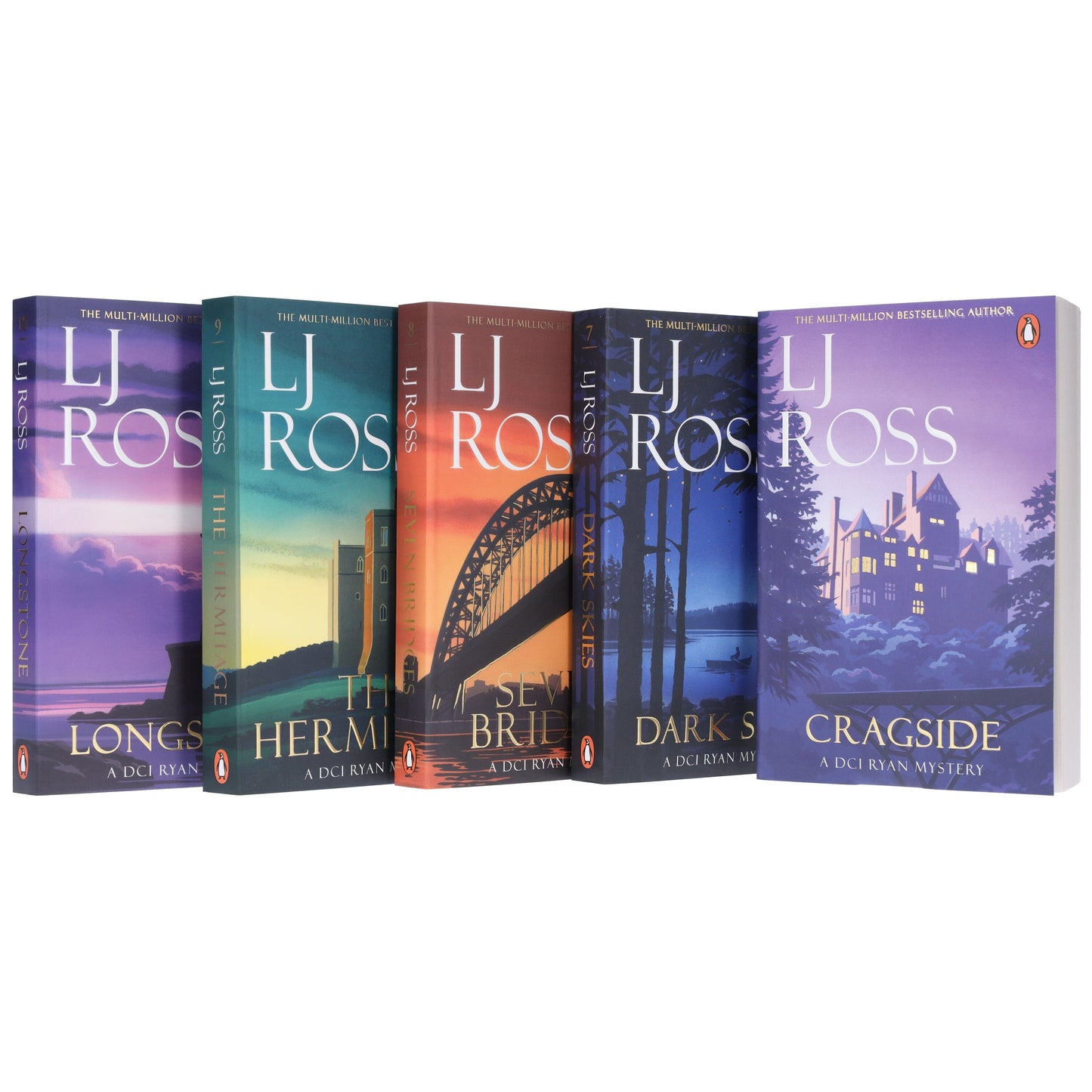 The DCI Ryan Mysteries (Vol. 6-10) By LJ Ross 5 Books Collection Set - Fiction - Paperback