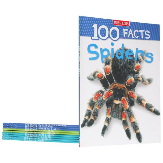 100 Facts Series by Steve Parker & Others 10 Books Collection Set - Ages 7+ - Paperback