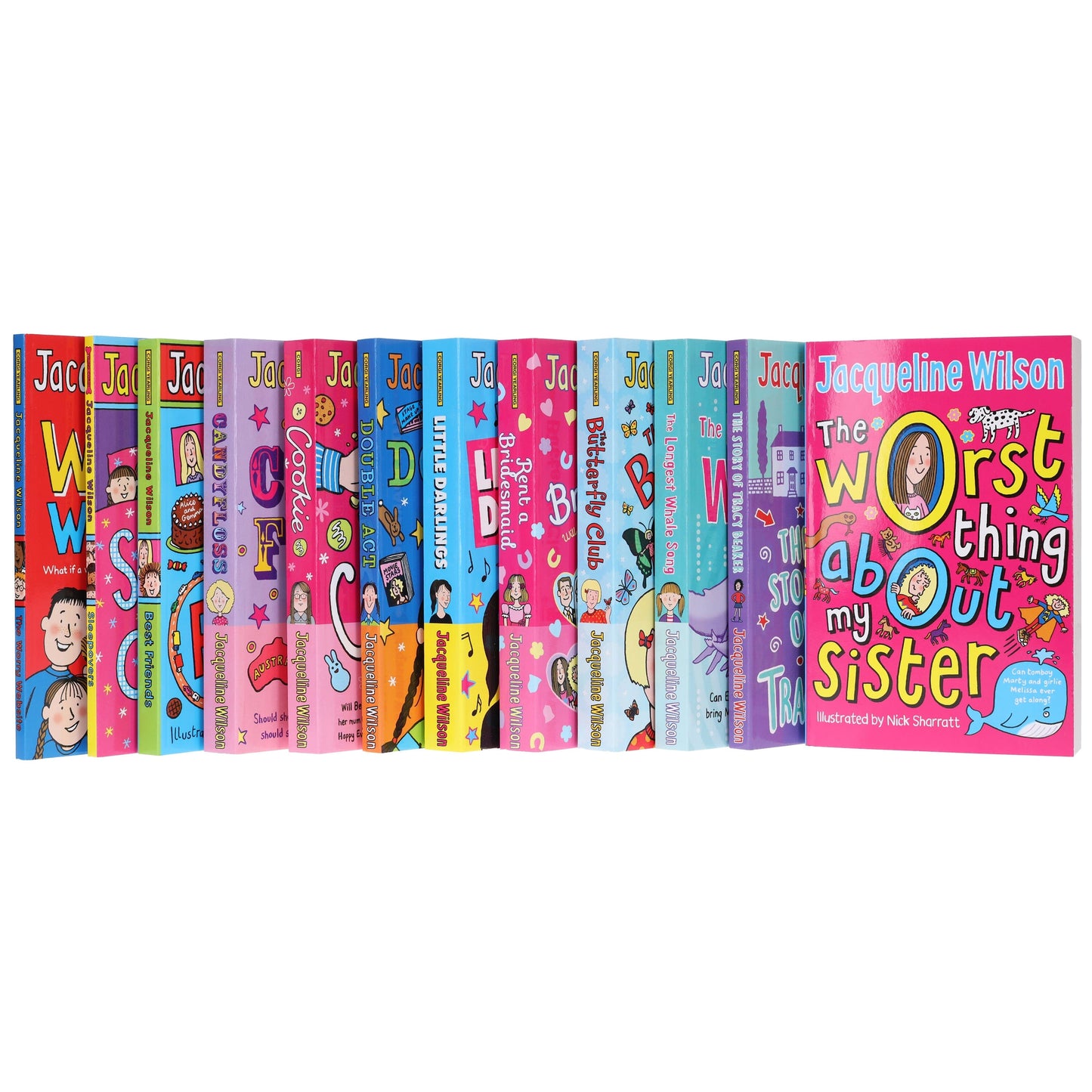 Jacqueline Wilson Collection 12 Books Set - Ages 9-14 - Paperback
