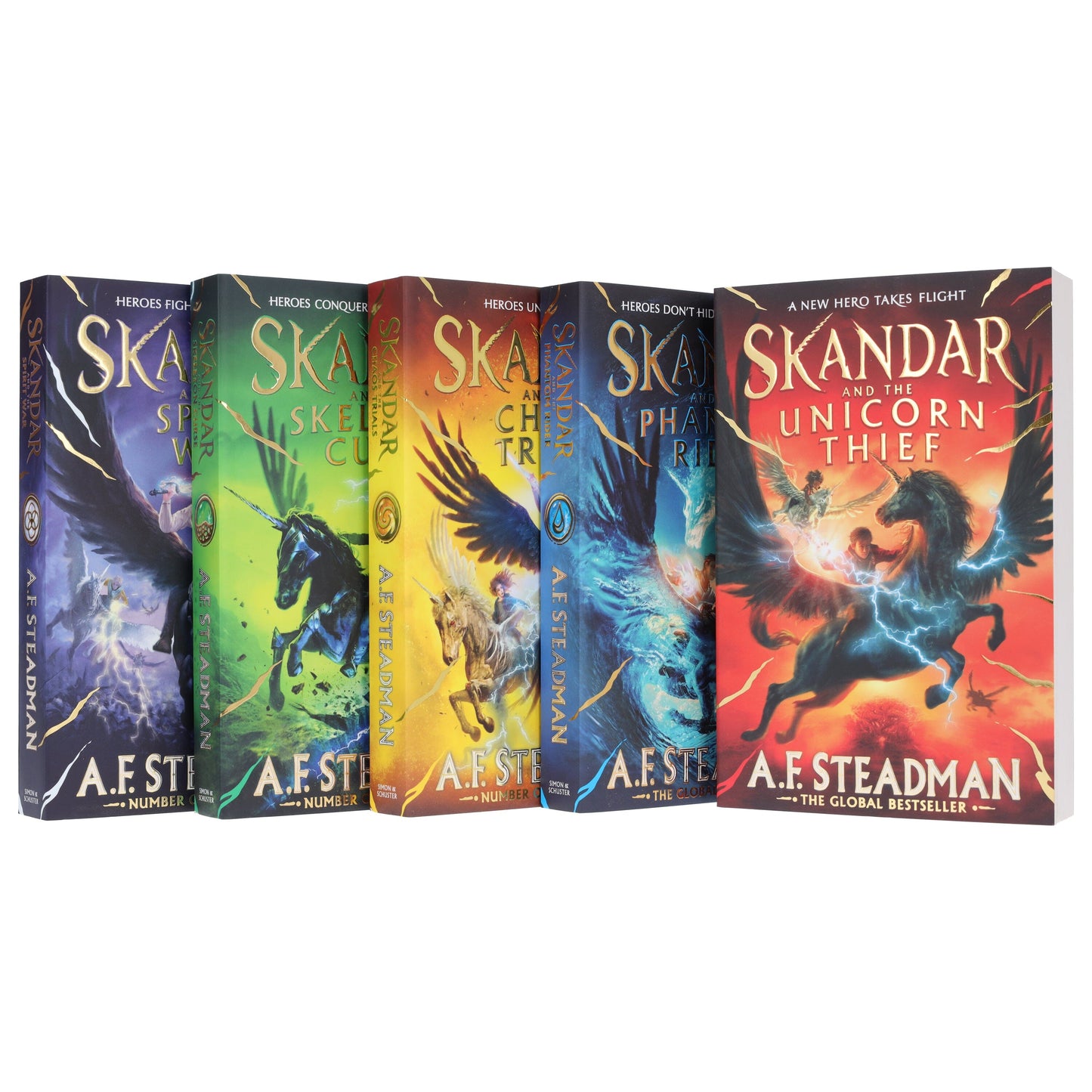 Skandar Series By A.F. Steadman 5 Books Collection Set - Ages 9-12 - Paperback