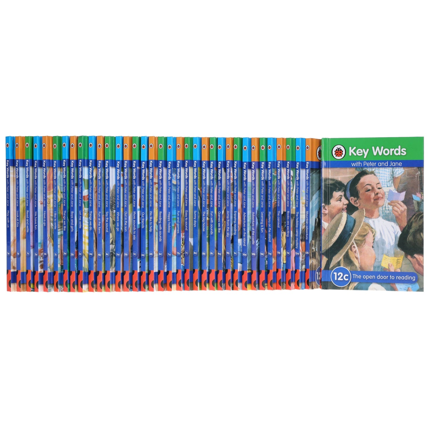 Ladybird Key Words with Peter and Jane 36 Books Collection Box Set - Ages 5-7 - Hardback