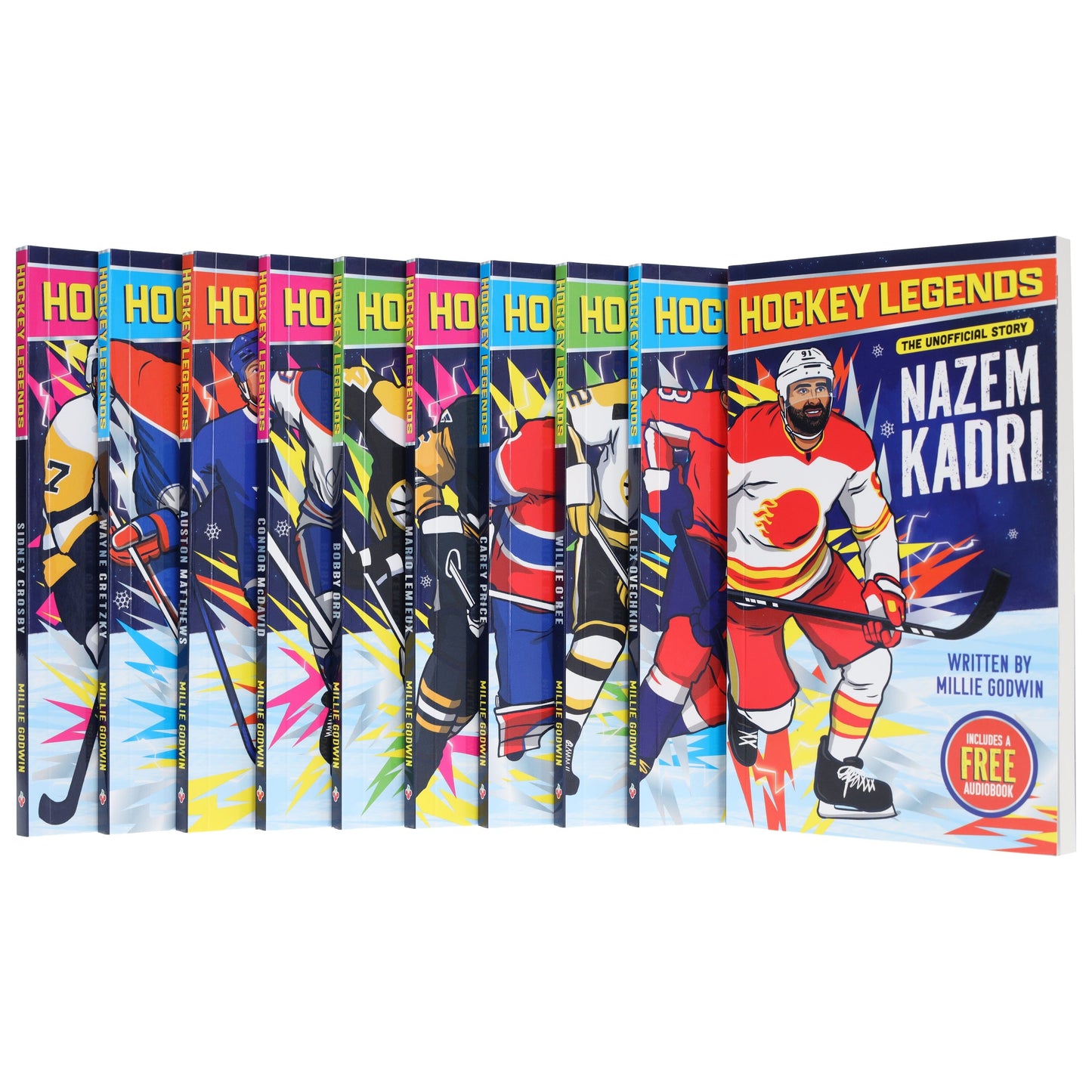 The Hockey Legends by Millie Godwin 10 Books Collection Box Set - Ages 7-9 - Paperback