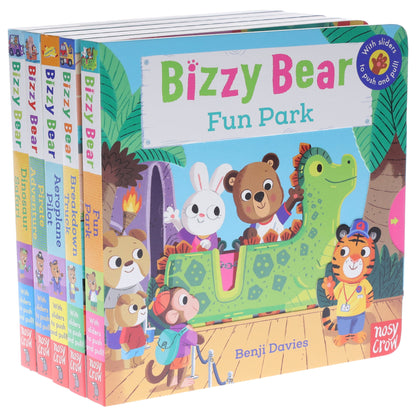 Bizzy Bear Series By Benji Davies 5 Books Collection Set - Ages 0-5 - Board Book 0-5 Nosy Crow Ltd