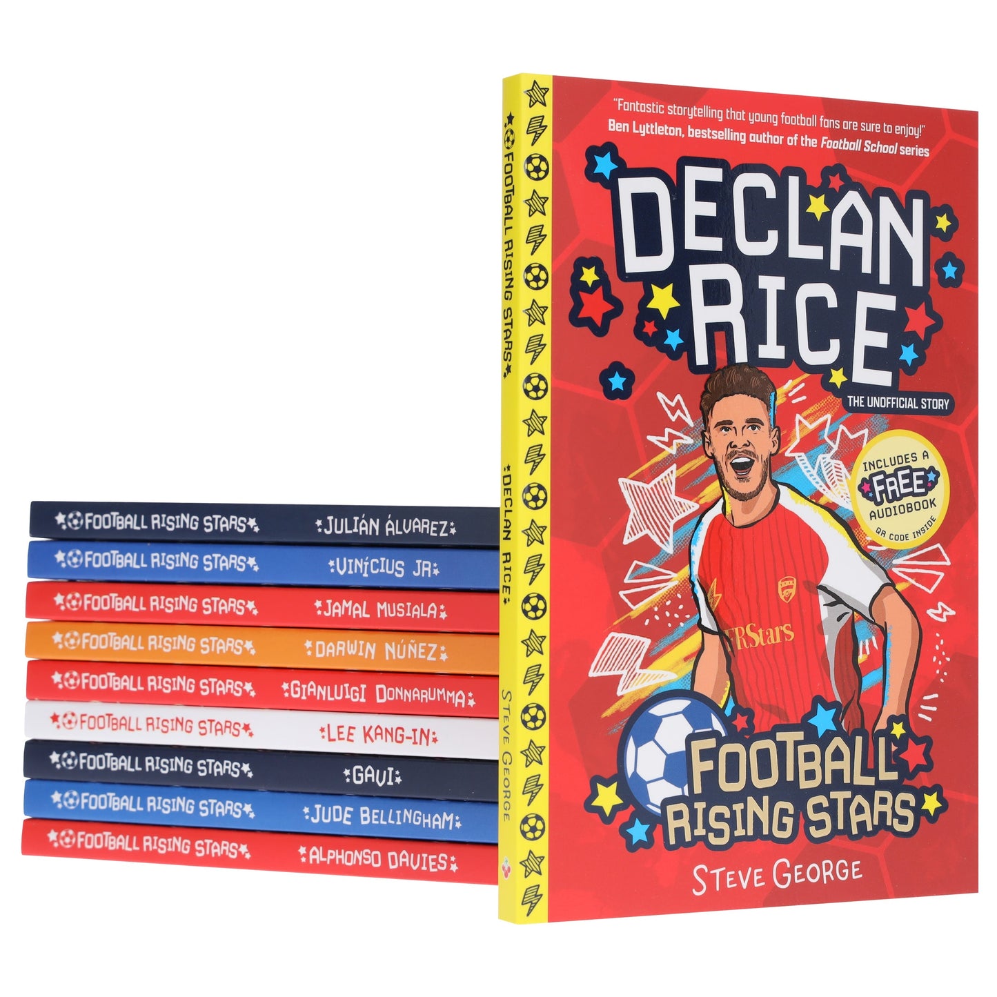 Football Rising Stars Series 2: by Harry Meredith & Steve George 10 Books Collection Box Set - Ages 7-9 - Paperback