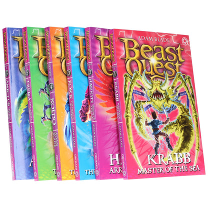 Beast Quest Series 5 By Adam Blade: 6 Books Collection Set - Ages 7-9 - Paperback 7-9 Orchard Books