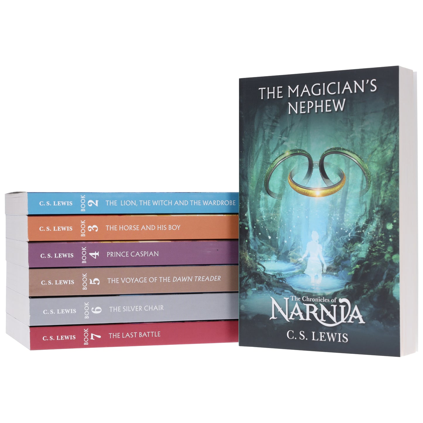 The Chronicles of Narnia 7 Books By C.S. Lewis - Ages 7-9 - Paperback
