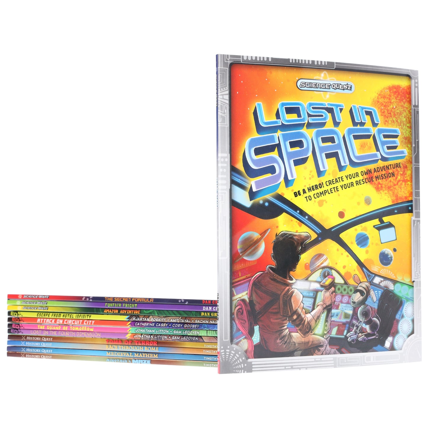 Quest Adventure Science, Maths and History 12 Books Collection - Age 7+ - Paperback