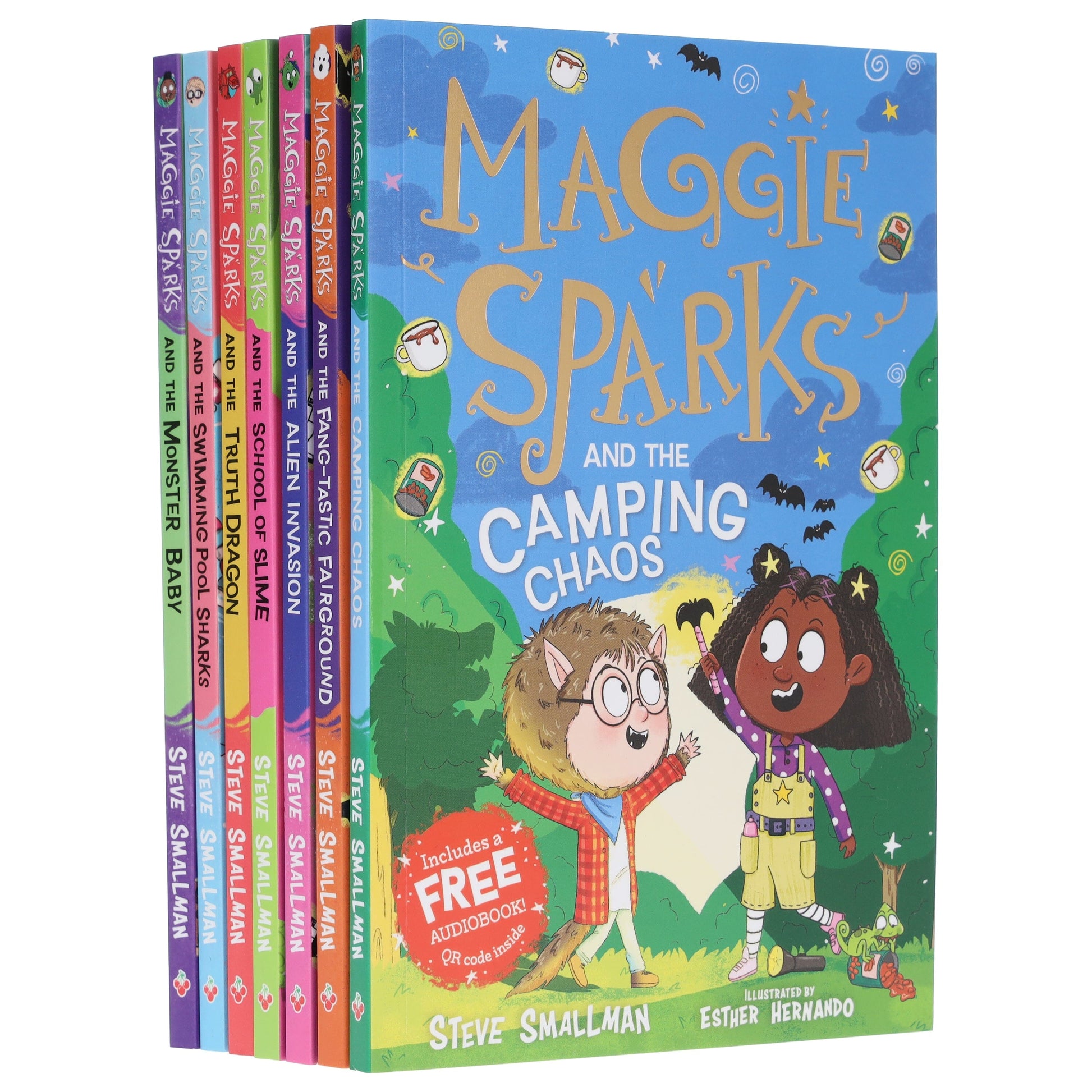 Maggie Sparks Series By Steve Smallman: 7 Books Collection Set With Free Audio Books - Ages 5-7 - Paperback 5-7 Sweet Cherry Publishing