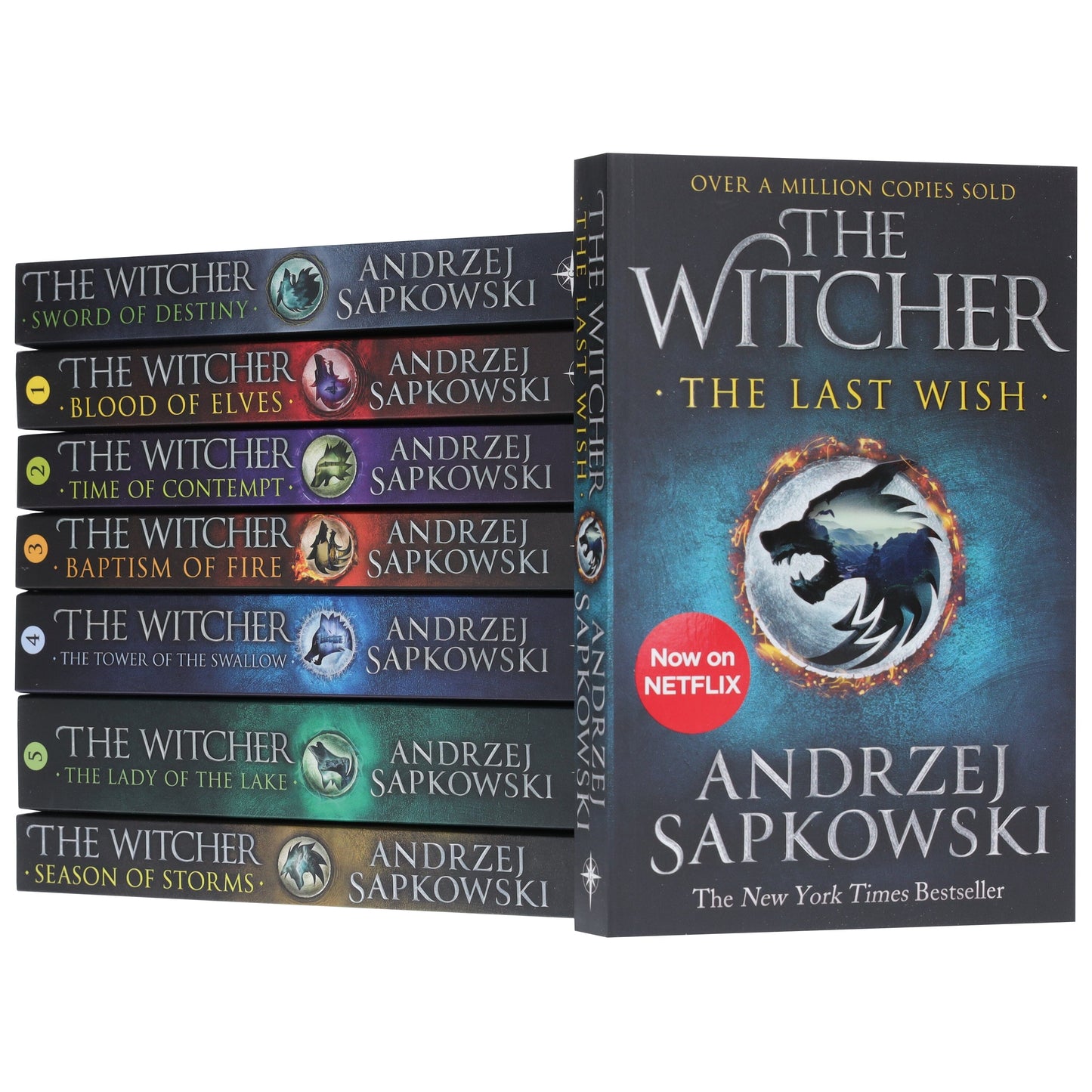 The Witcher Complete Series By Andrzej Sapkowski 8 Books Box Set Collection - Fiction - Paperback