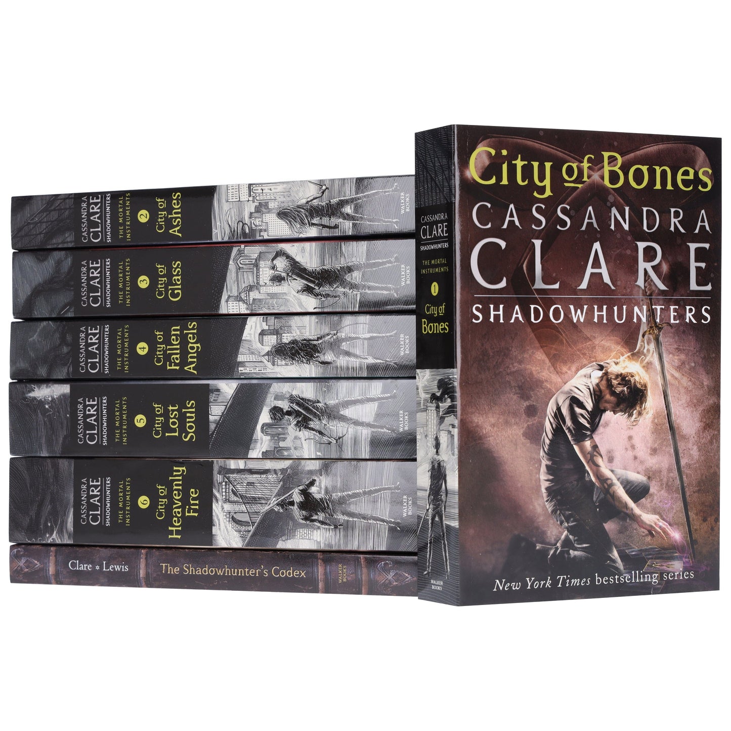 Shadowhunters by Cassandra Clare - The Mortal Instruments 7 Books Box Set - Ages 14+ - Paperback