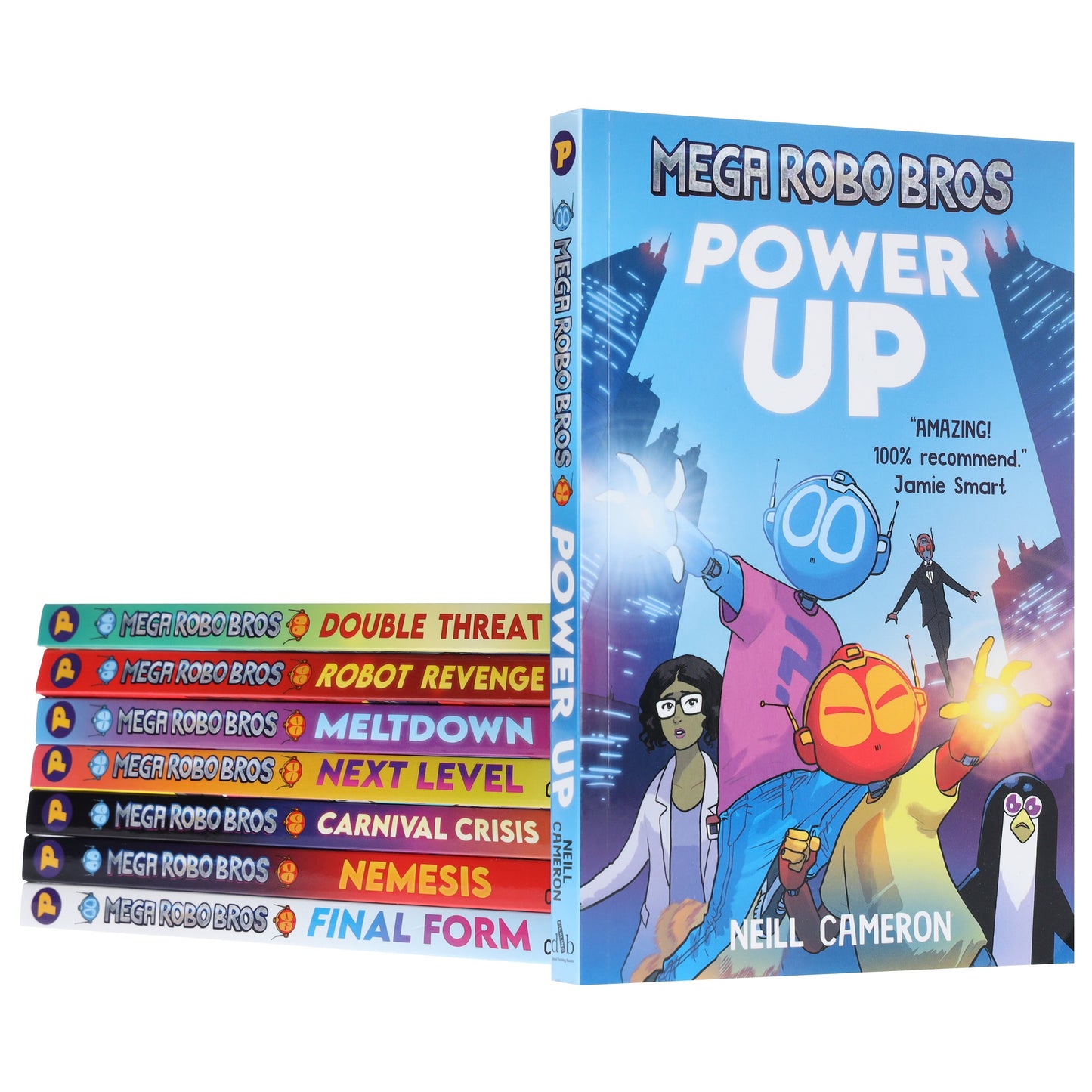 Mega Robo Bros Series by Neill Cameron Graphic Novels 8 Books Collection Set - Ages 9-12 - Paperback