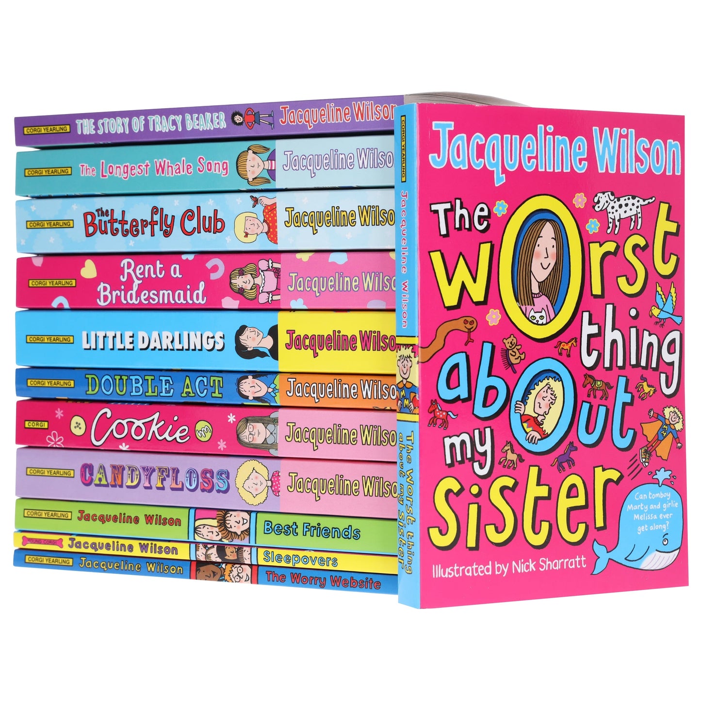 Jacqueline Wilson Collection 12 Books Set - Ages 9-14 - Paperback