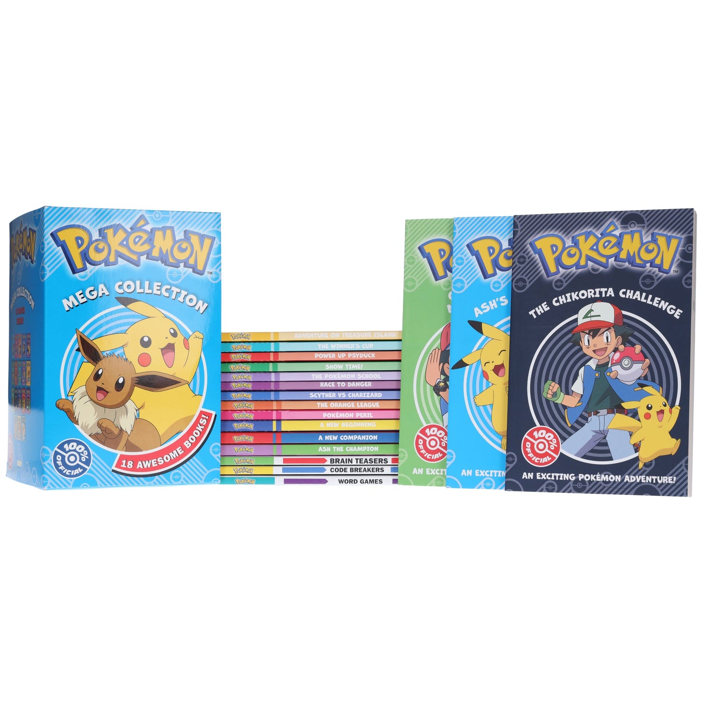 Pokemon Mega Collection 18 Books Box Set - Ages 5-8 - Paperback