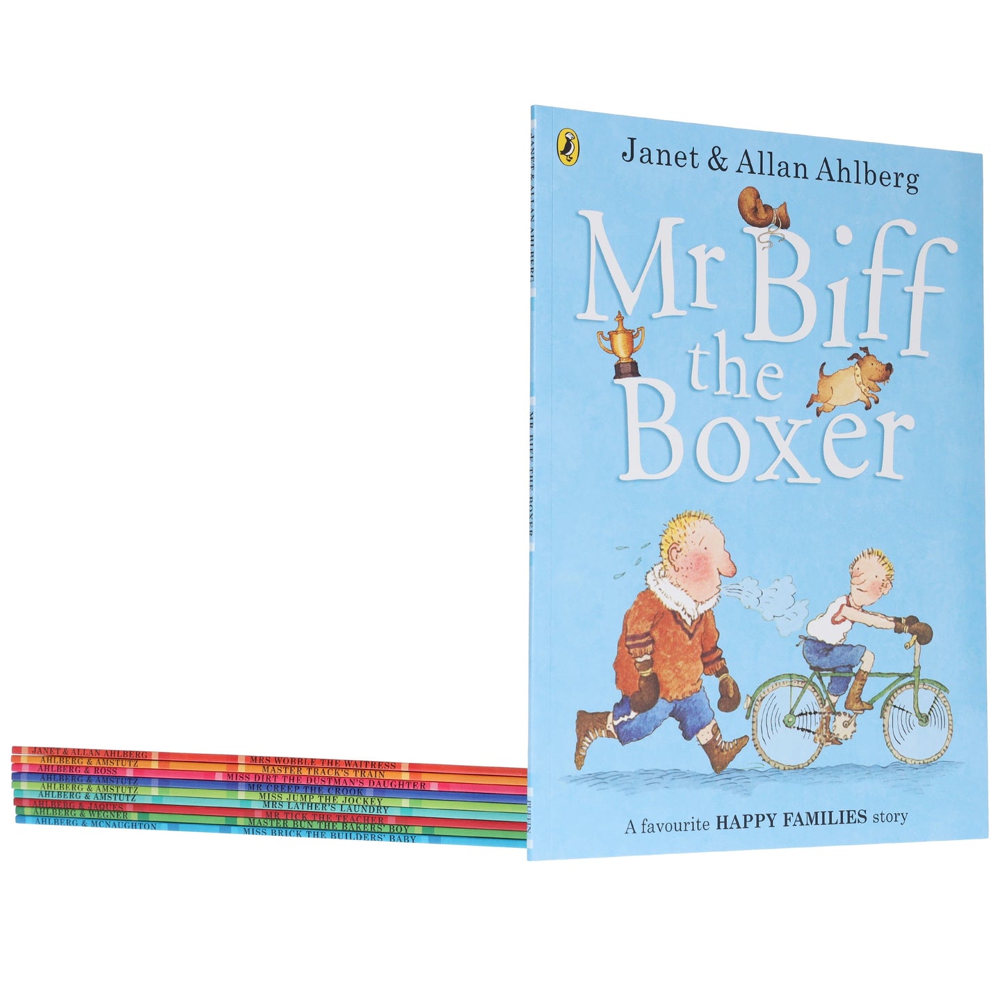 Happy Families Series by Allan Ahlberg & Others Illustrated 10 Books Collection Set - Ages 5-7 - Paperback