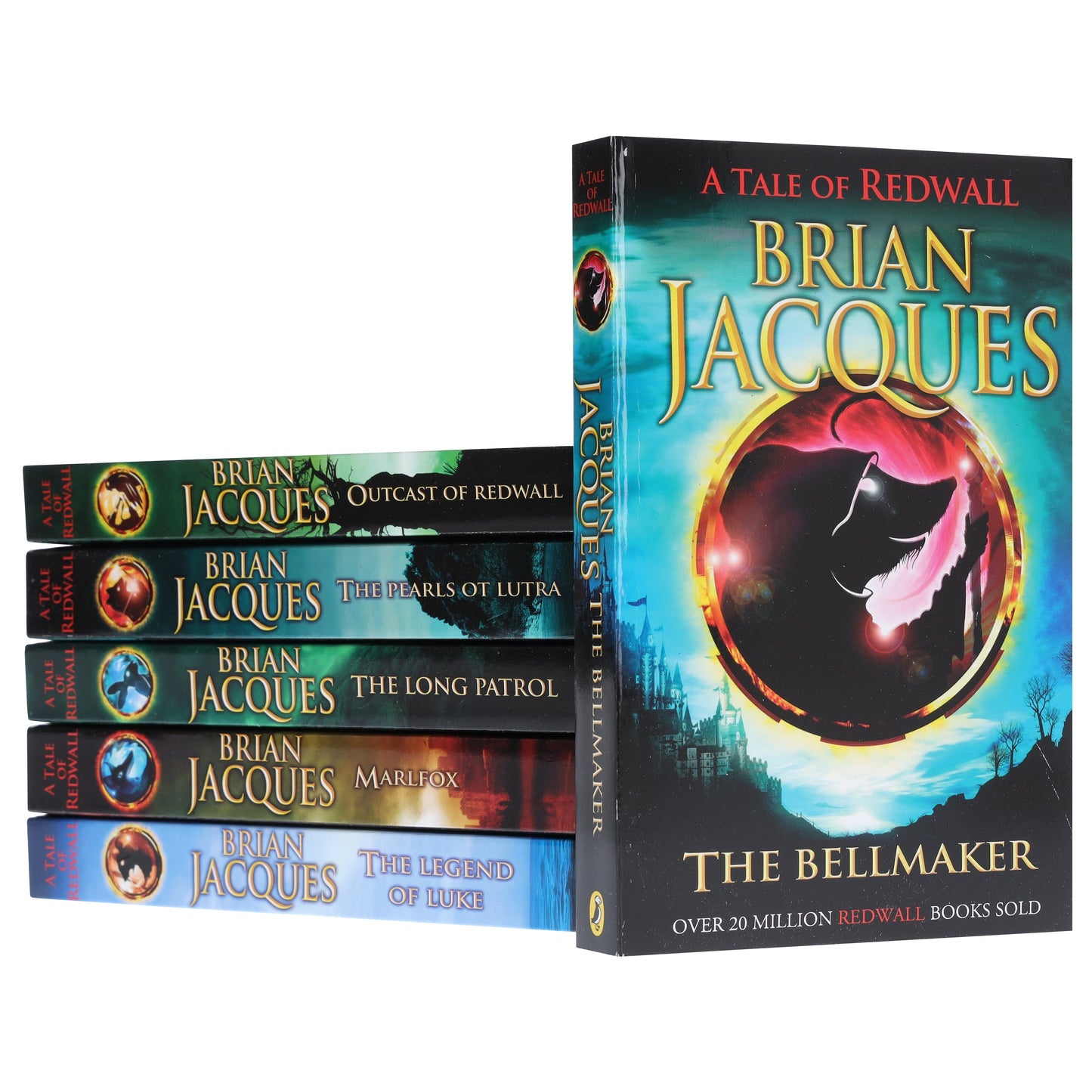 A Tale of Redwall Series (Book 7-12) by Brian Jacques 6 Books Collection Set - Ages 9+ - Paperback